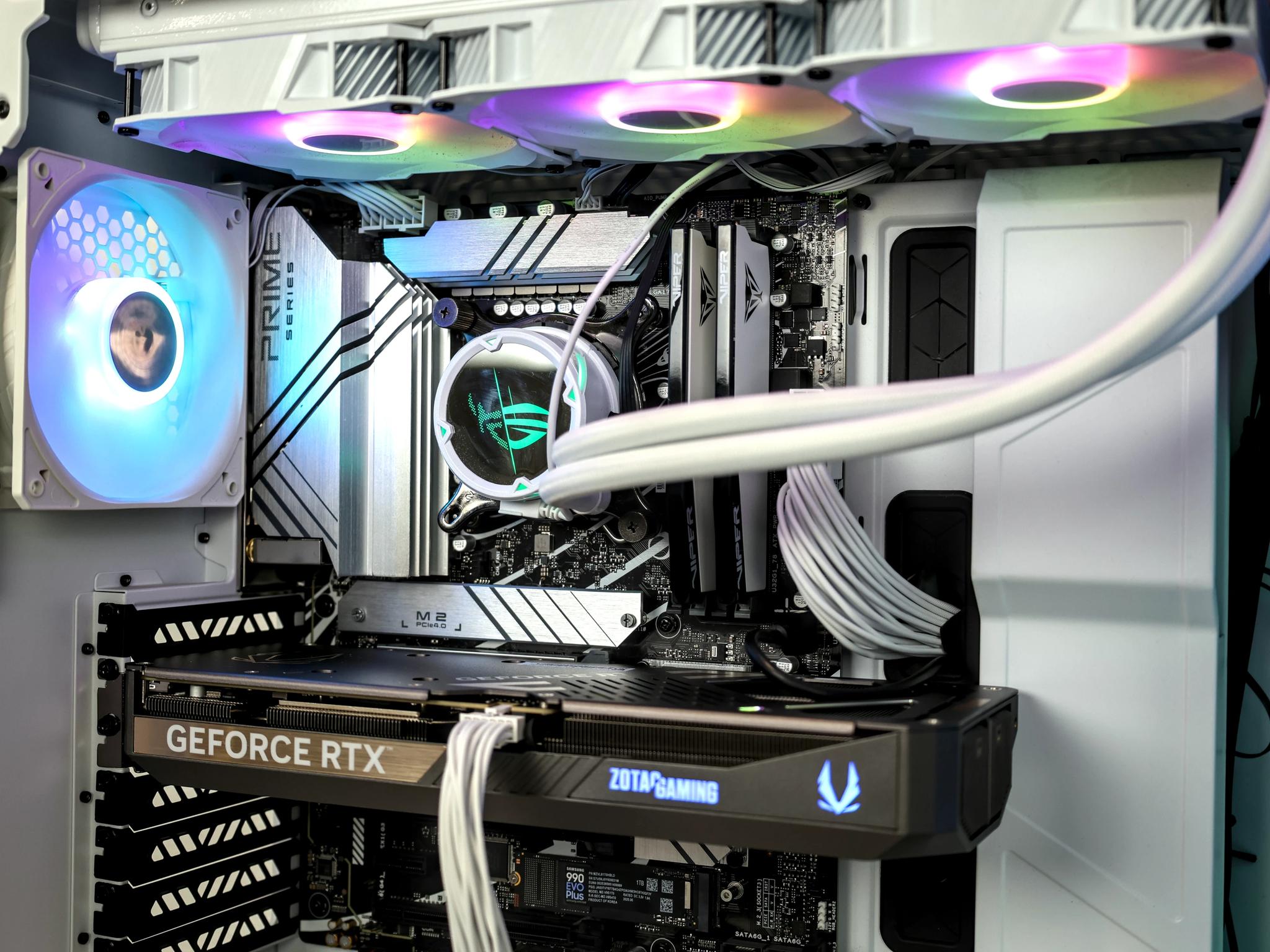 High-End 1440p/4K Ready White Aesthetic Custom PC