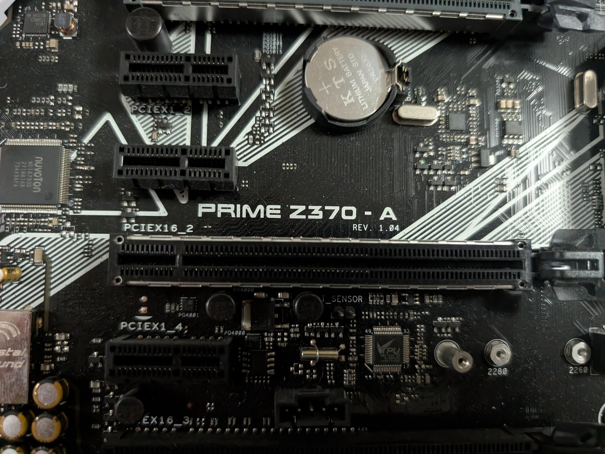 Intel Core i5 8500 + Asus Z370-A