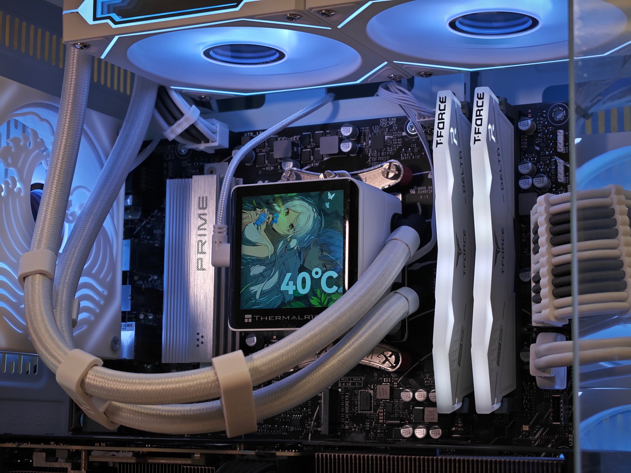 1440P / 4K Gaming PC | 2.88" Customizable LCD, RTX 5070 12GB, Ryzen 7 7700, 32GB DDR5, 1TB NVMe