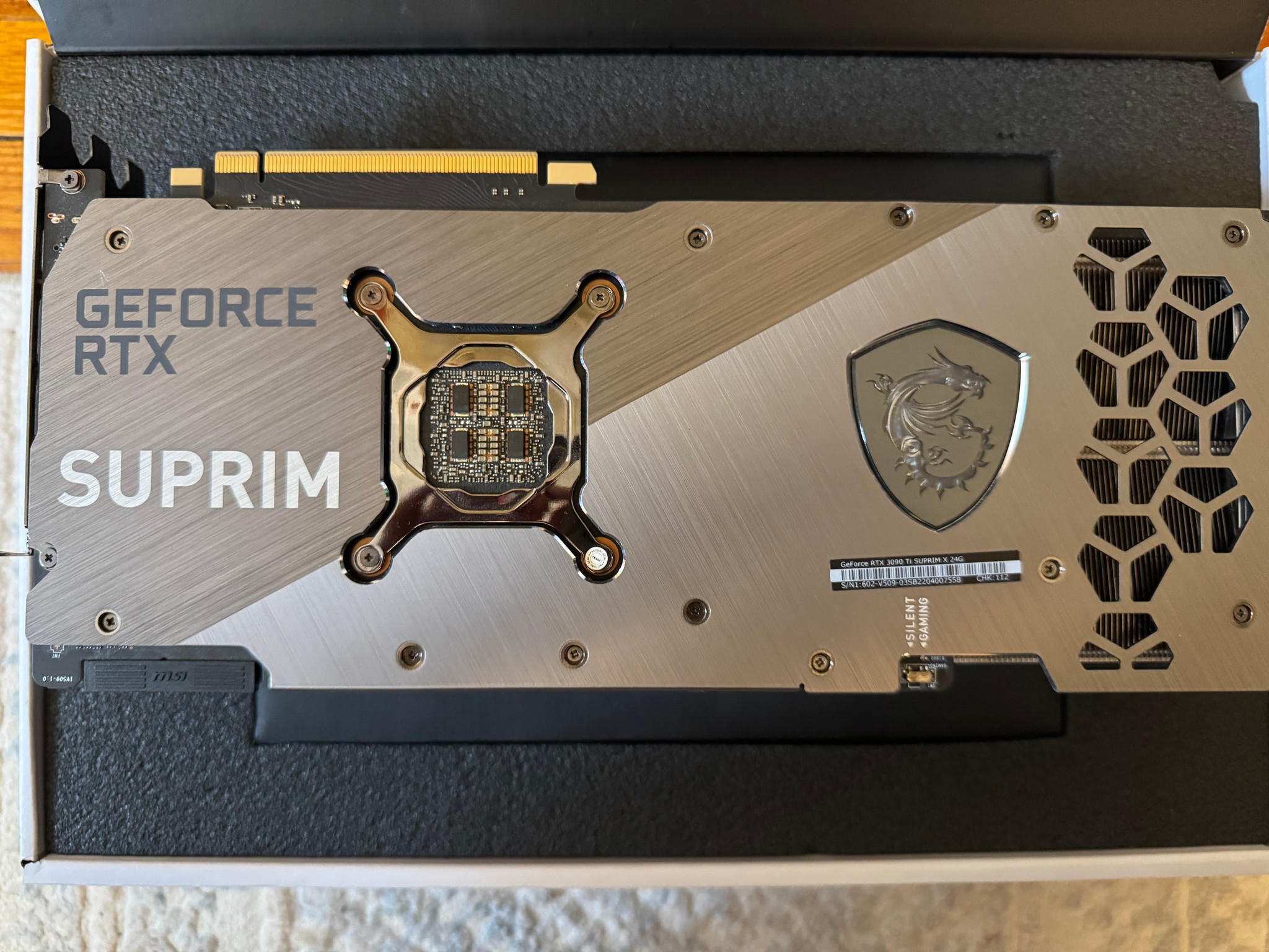 MSI GeForce RTX 3090 Ti SUPRIM 24G