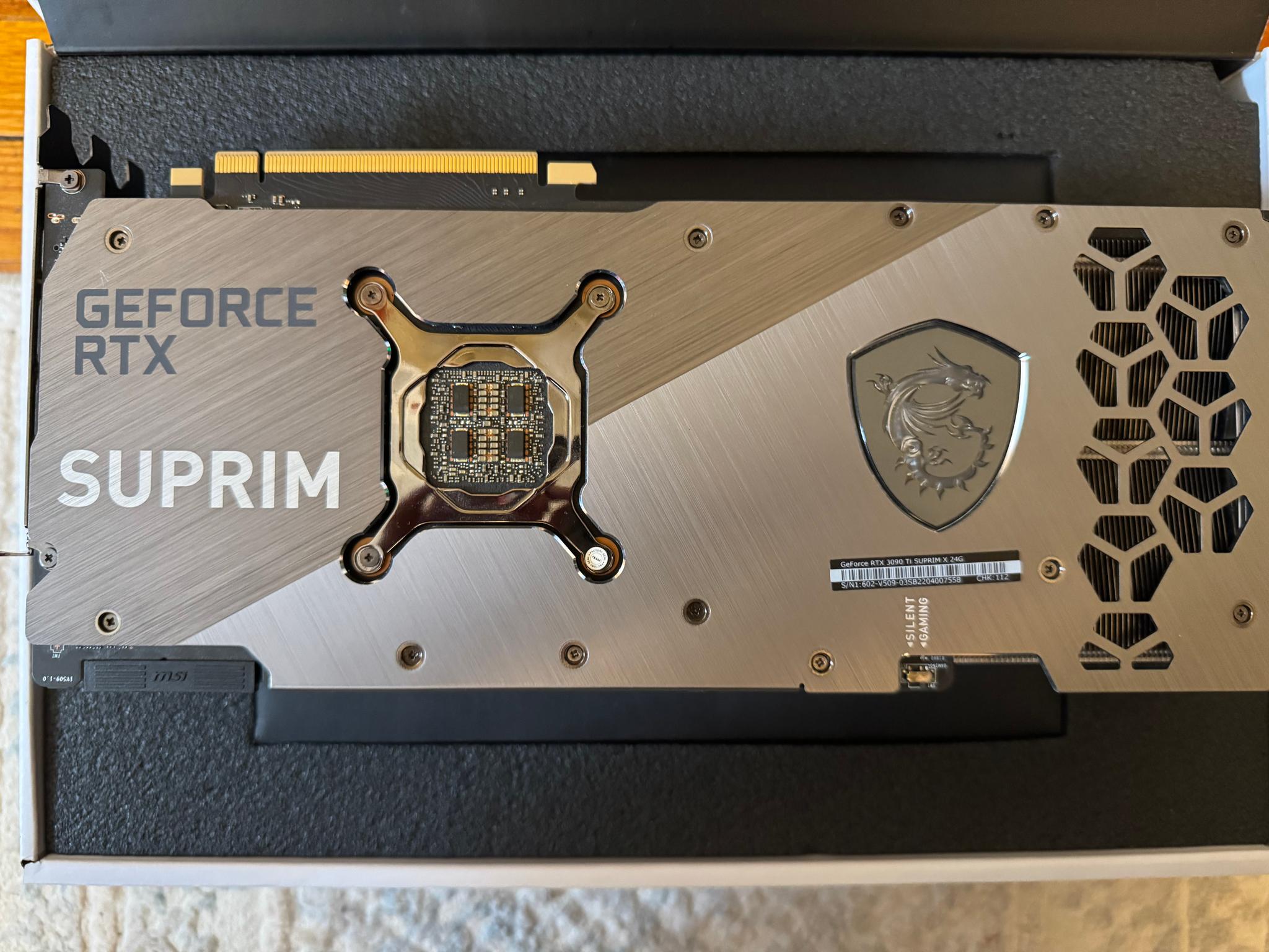 MSI GeForce RTX 3090 Ti SUPRIM 24G