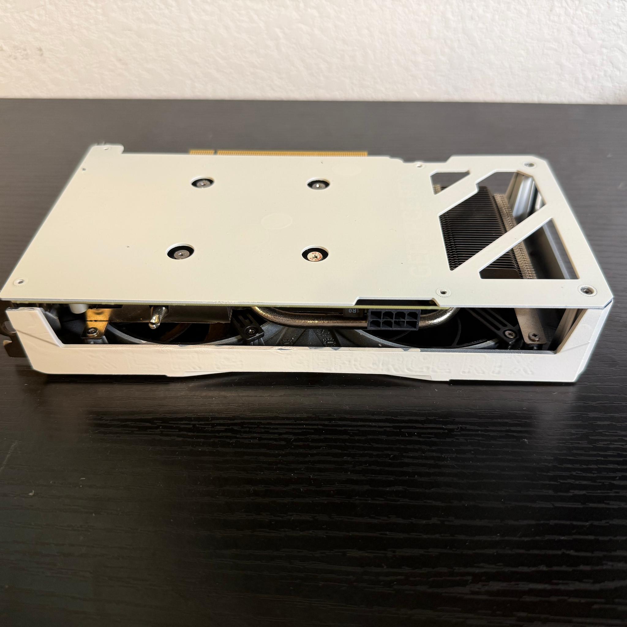 White RTX 4060 | White PNY XLR8 | Shroud painted white, like new!