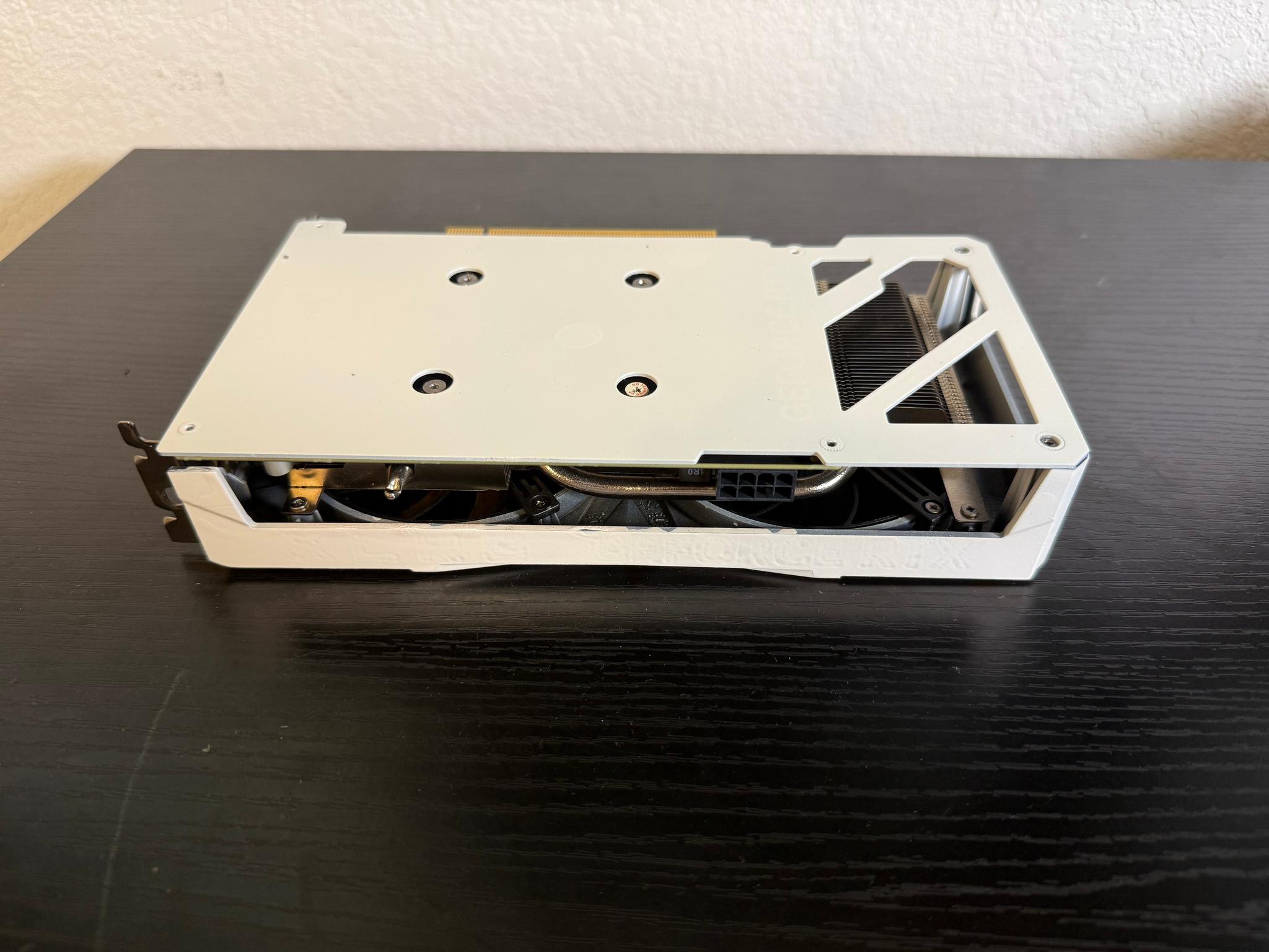 White RTX 4060 | White PNY XLR8 | Shroud painted white, like new!