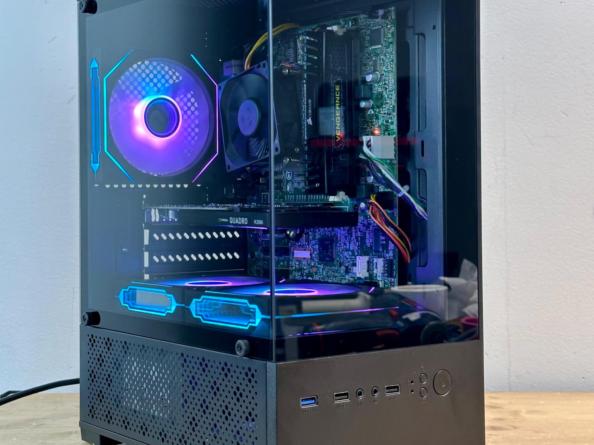 🔥 Ultimate Dual Tempered Glass Super Budget Gaming PC – Intel i5, 8GB RAM, 500GB, RGB Fans! 🎮