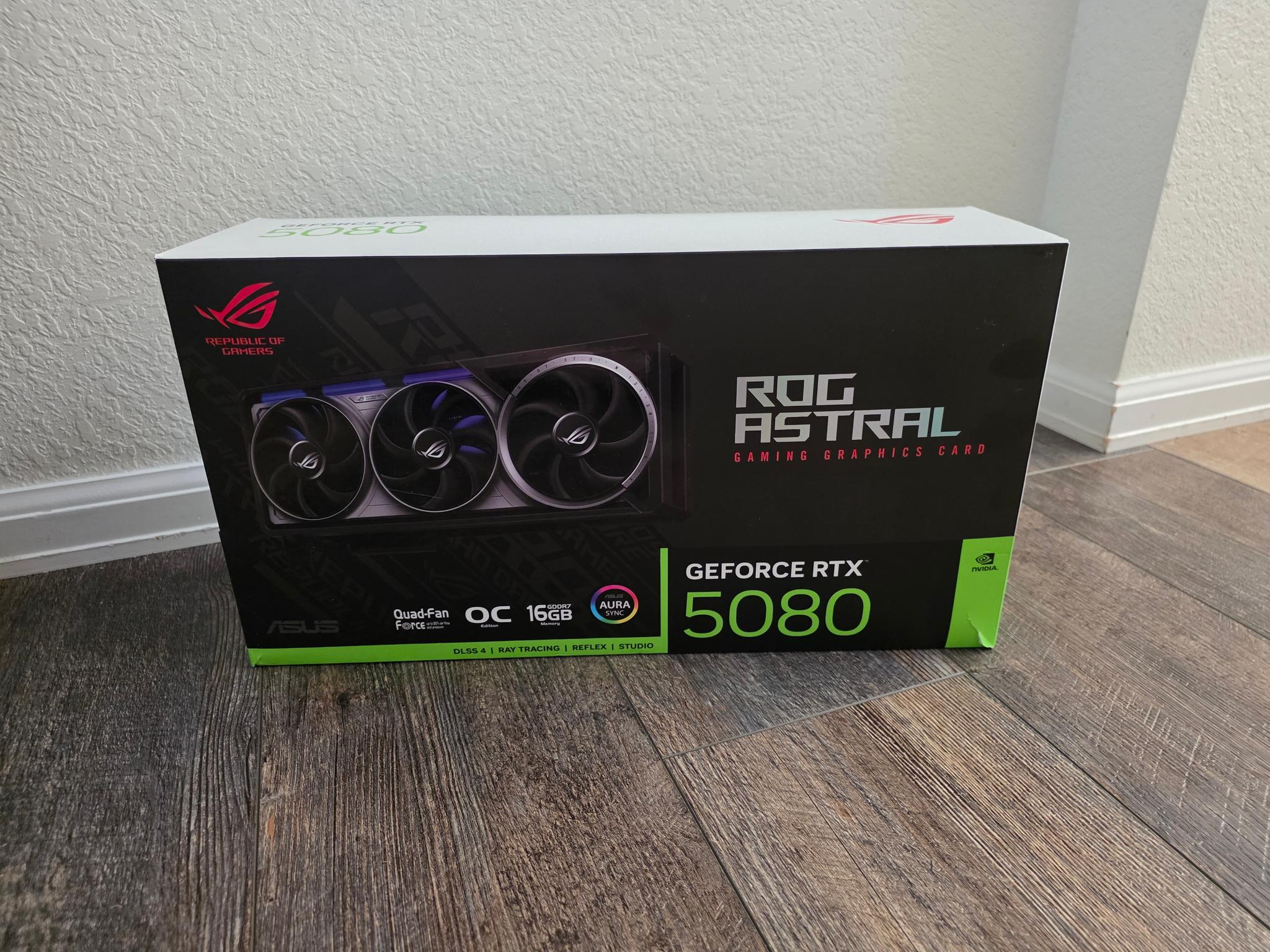 ASUS ROG Astral GeForce RTX 5080 16GB GDDR7 OC Edition