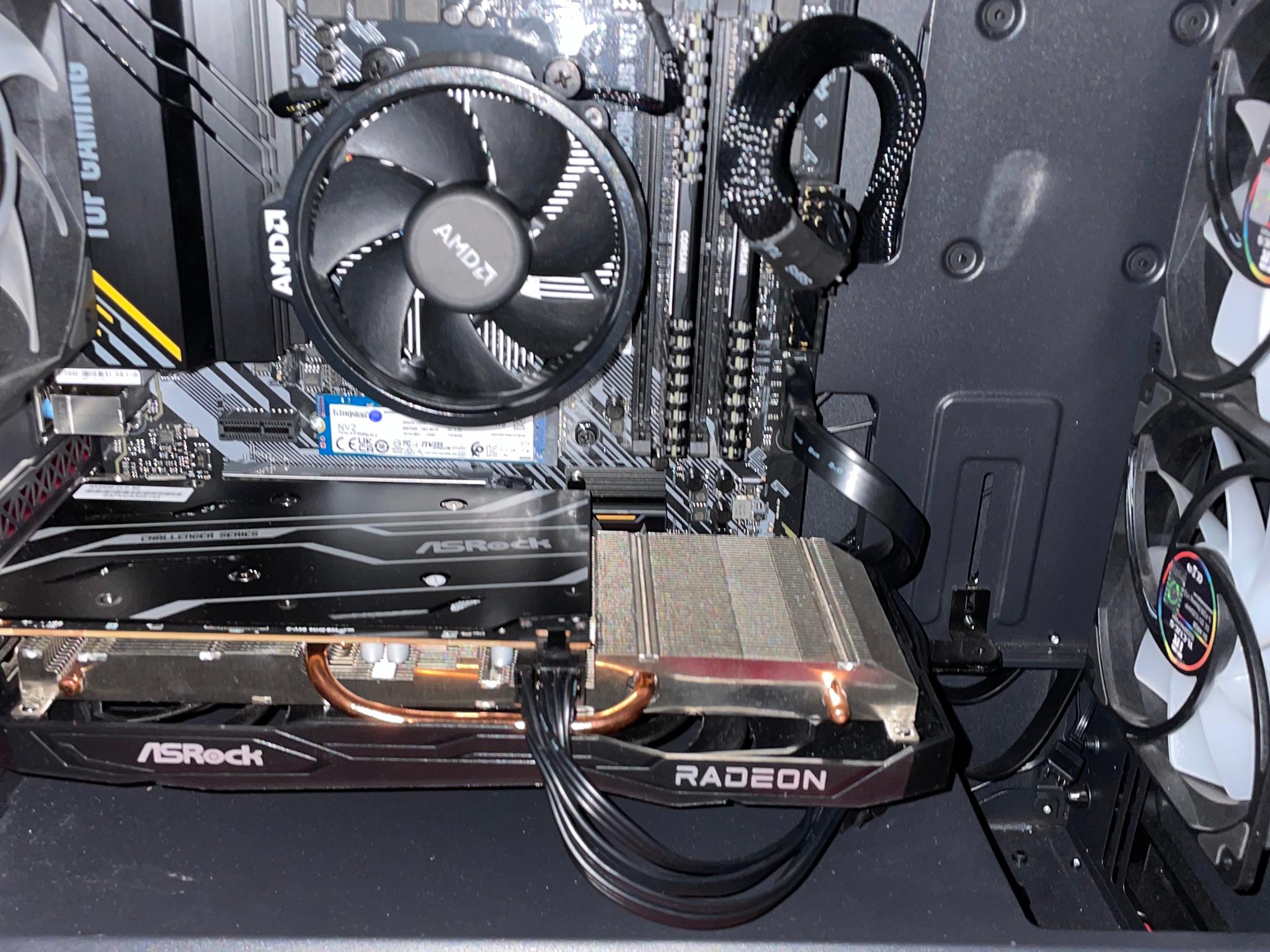 Ryzen 5 3600 RX 6600 Black Stealth Gaming PC