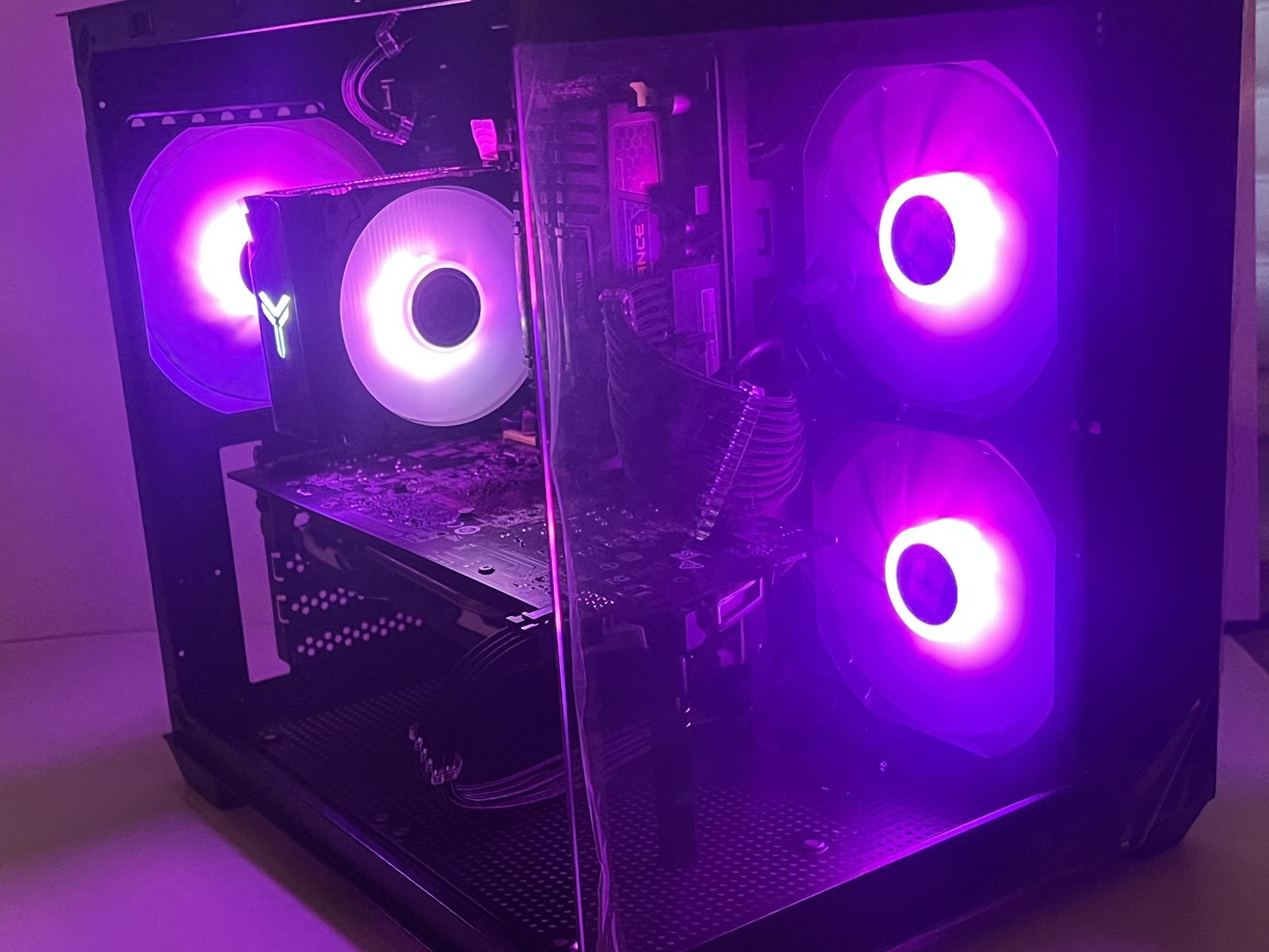 Custom RGB gaming PC I5 4970k RX 580 6gb 16gb DDR3 Ram 500gb SSD