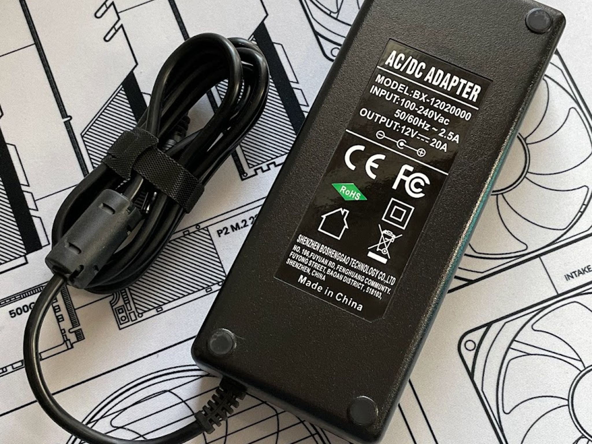 RGEEK 1106 DC to DC ATX/ITX 12V 300W Pico PSU Power Supply + AC Adapter