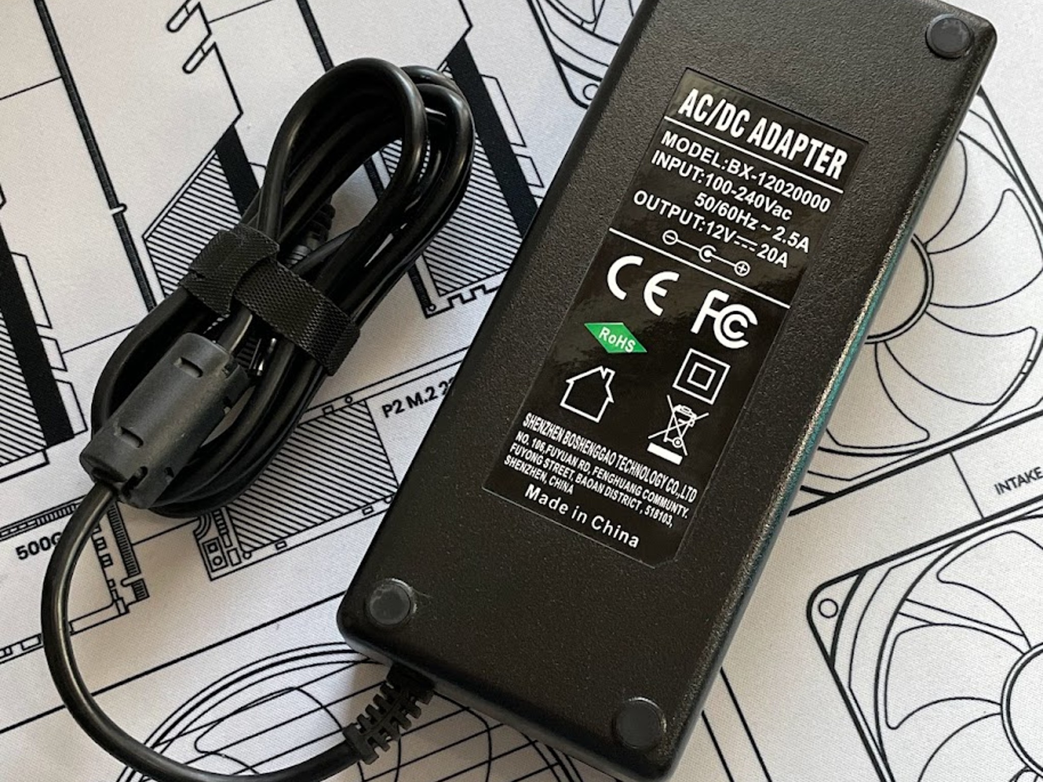 RGEEK 1106 DC to DC ATX/ITX 12V 300W Pico PSU Power Supply + AC Adapter