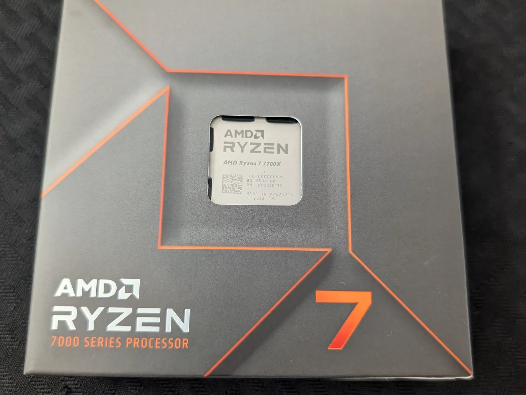 Ryzen 7 7700x open box new
