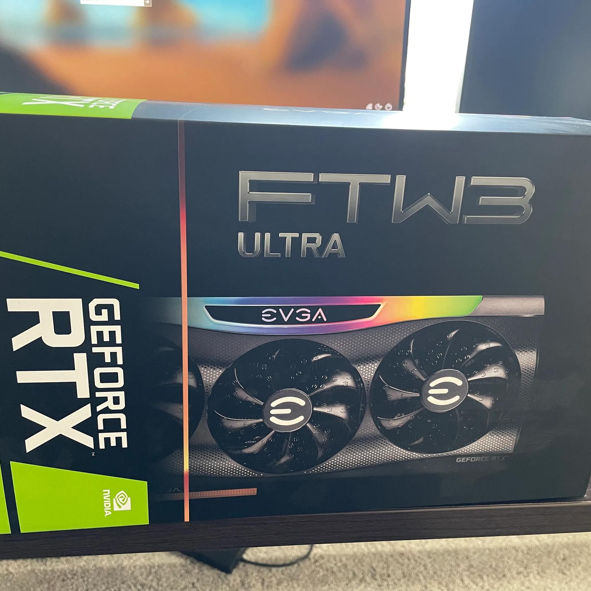 GeForce RTX 3080 10 GB GDDR6X FTW3 Ultra - Fully functioning, black, never used for mining, ARGB LED