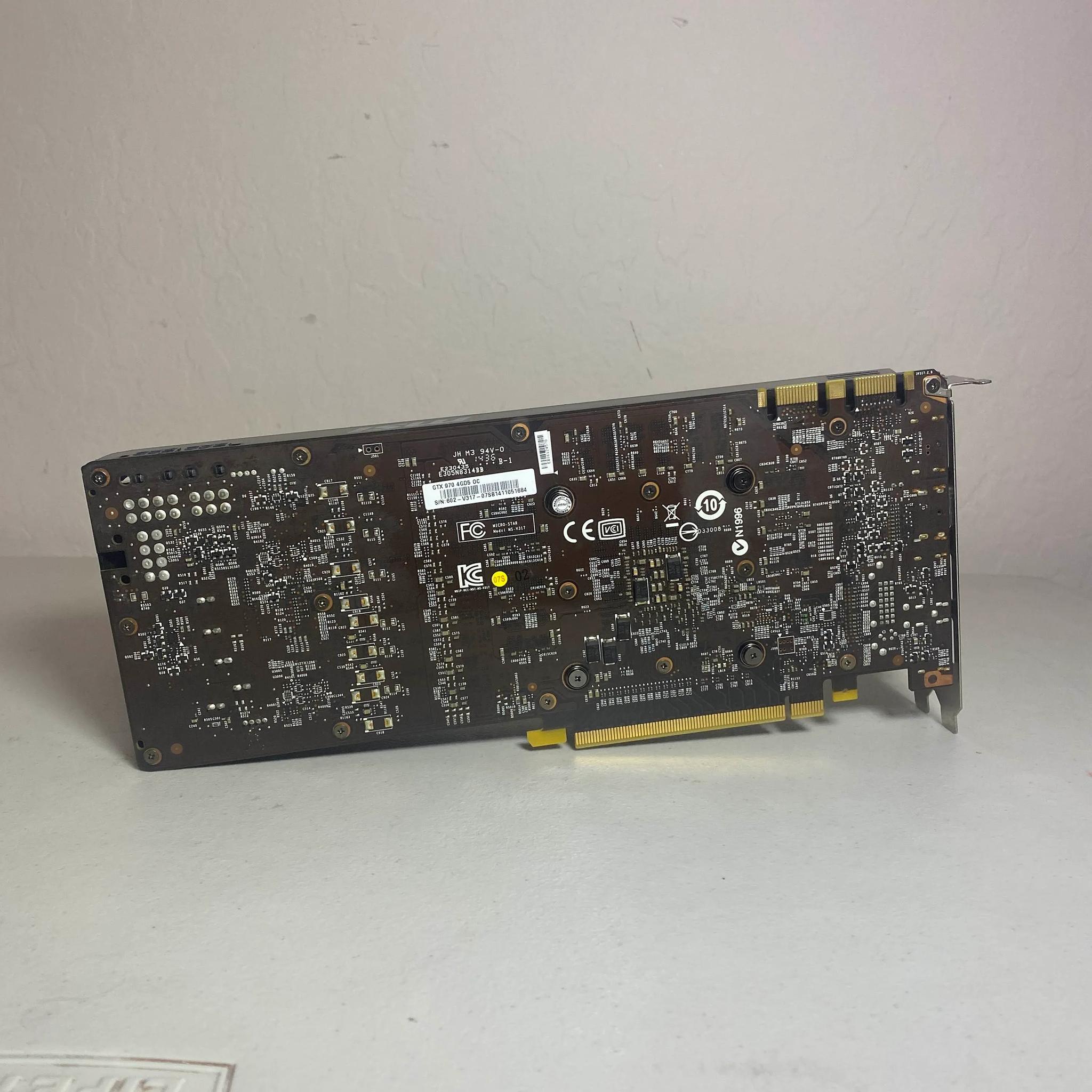 MSI GTX 970 OCV1 Edition 4gb GDDR5