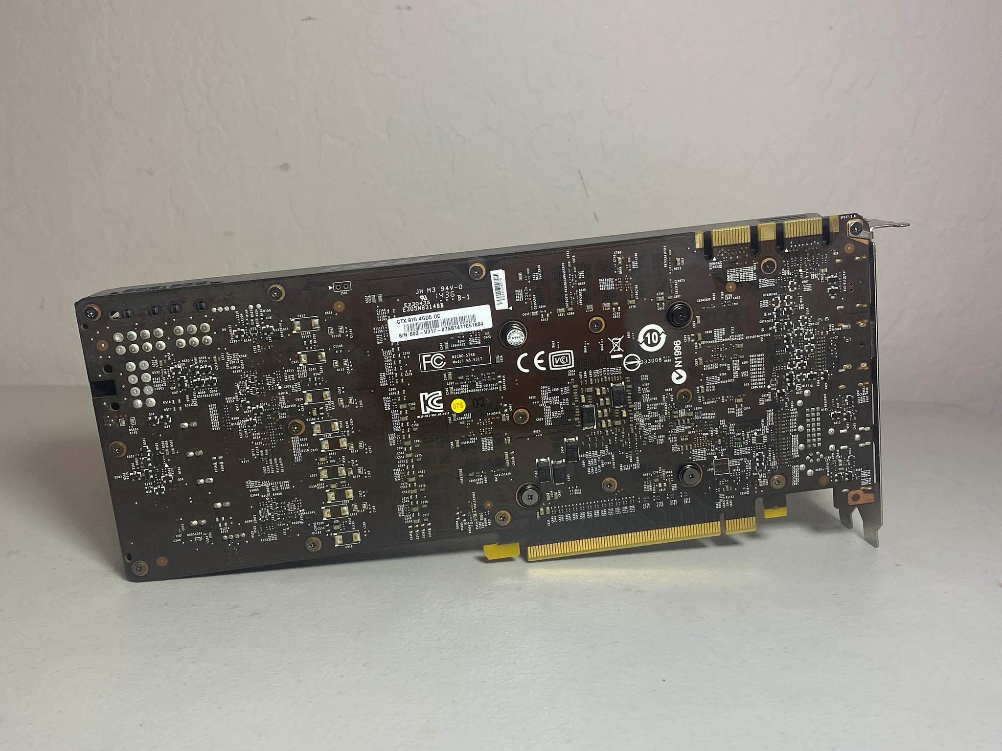 MSI GTX 970 OCV1 Edition 4gb GDDR5