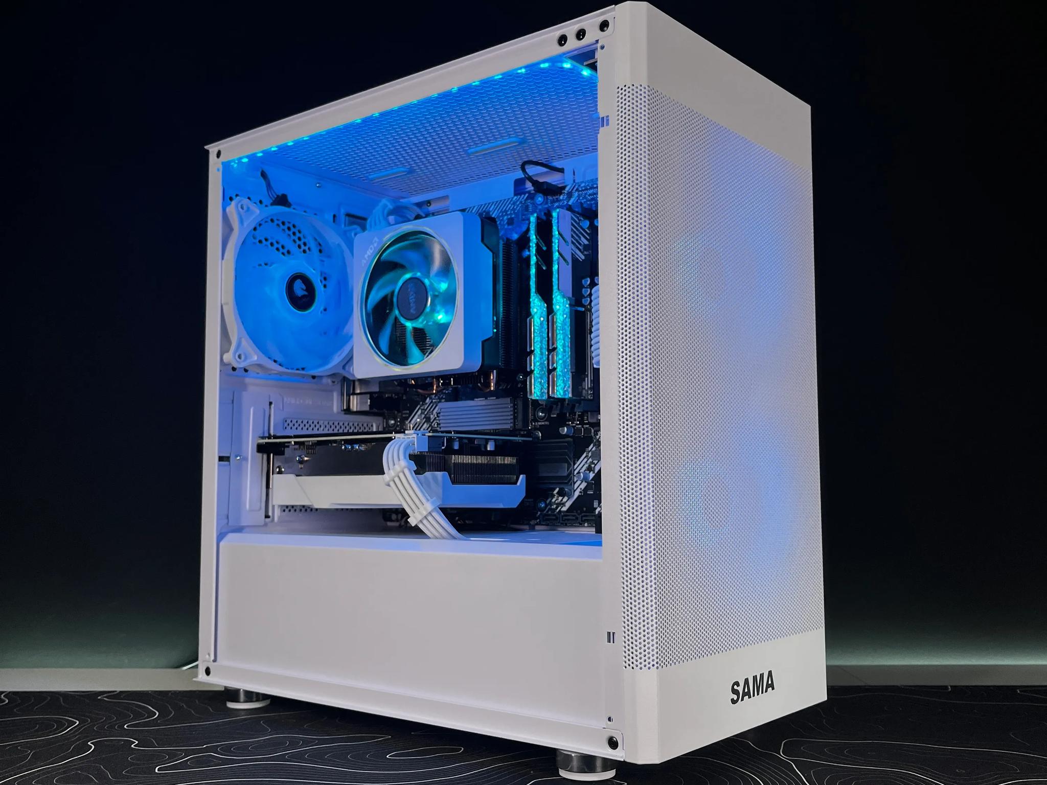 White & RGB Gaming PC | Ryzen 7 3700x & RTX 3050 8GB