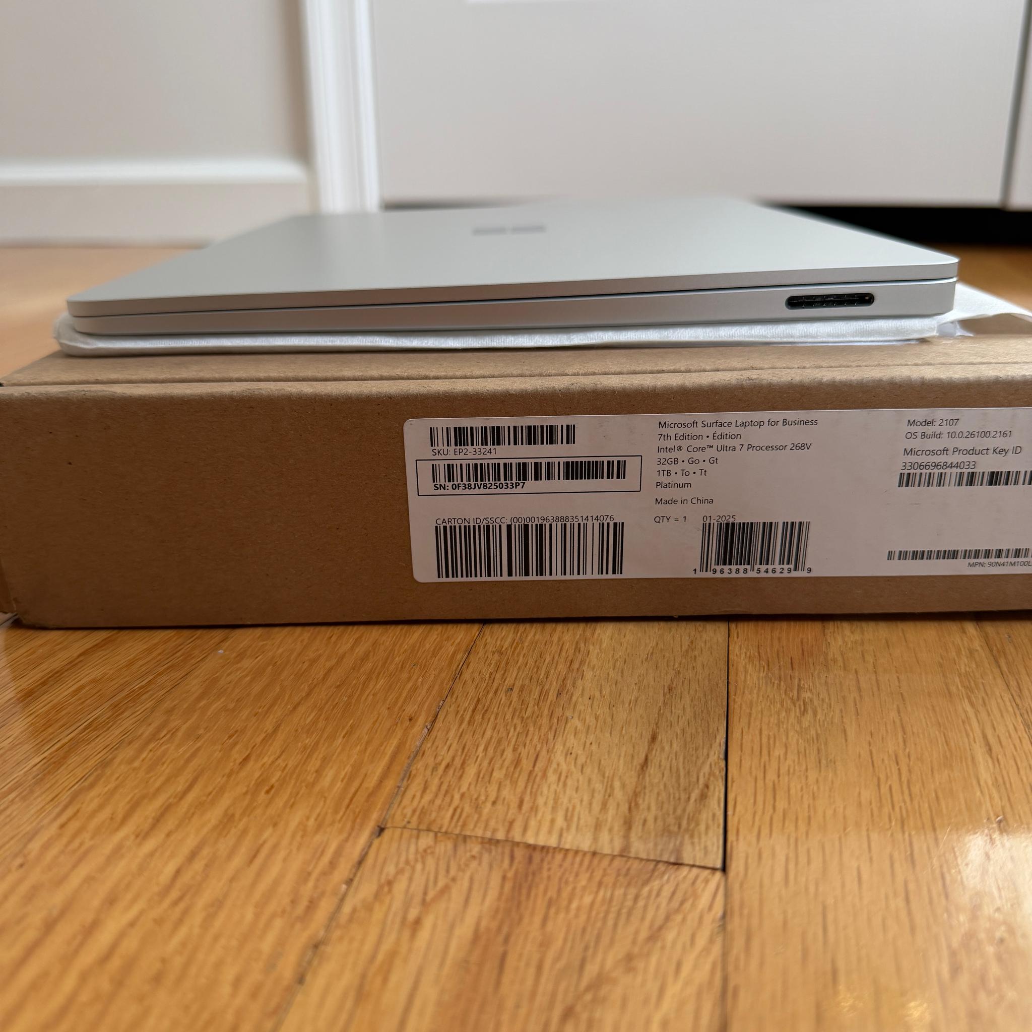 Microsoft Surface Laptop 7 for Business (Intel Edition)