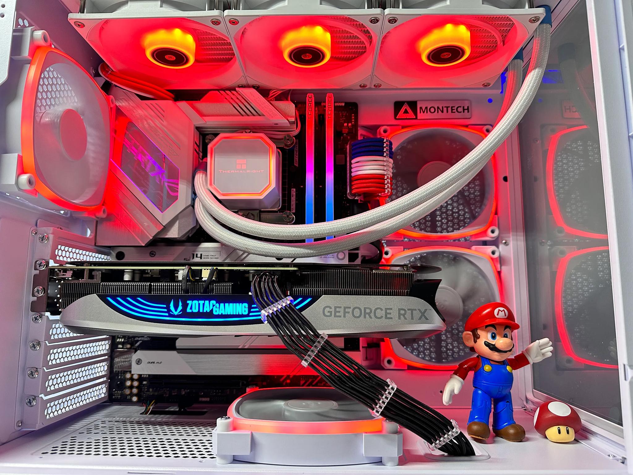 👨🏻‍🔧🍄🐢Super Mario🎮Nvidia RTX 4070 12GB🎮Intel  13600KF 14Cores🎮32GB DDR4 🎮2TB SSD NVME