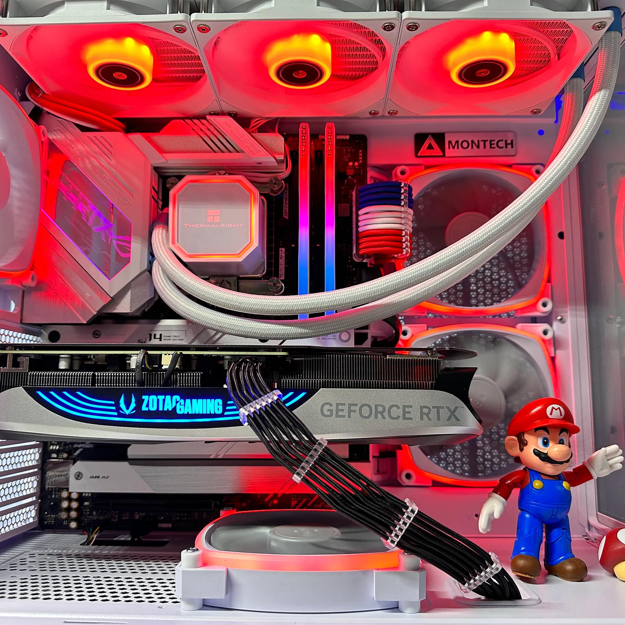 👨🏻‍🔧🍄🐢Super Mario🎮Nvidia RTX 4070 12GB🎮Intel  13600KF 14Cores🎮32GB DDR4 🎮2TB SSD NVME