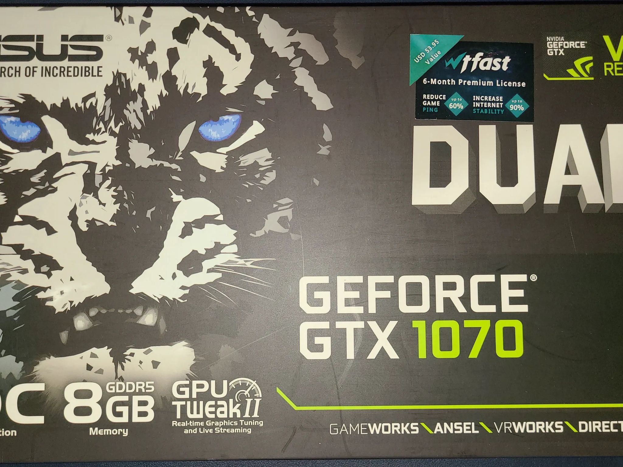 ASUS DUAL 1070 OC 8GB