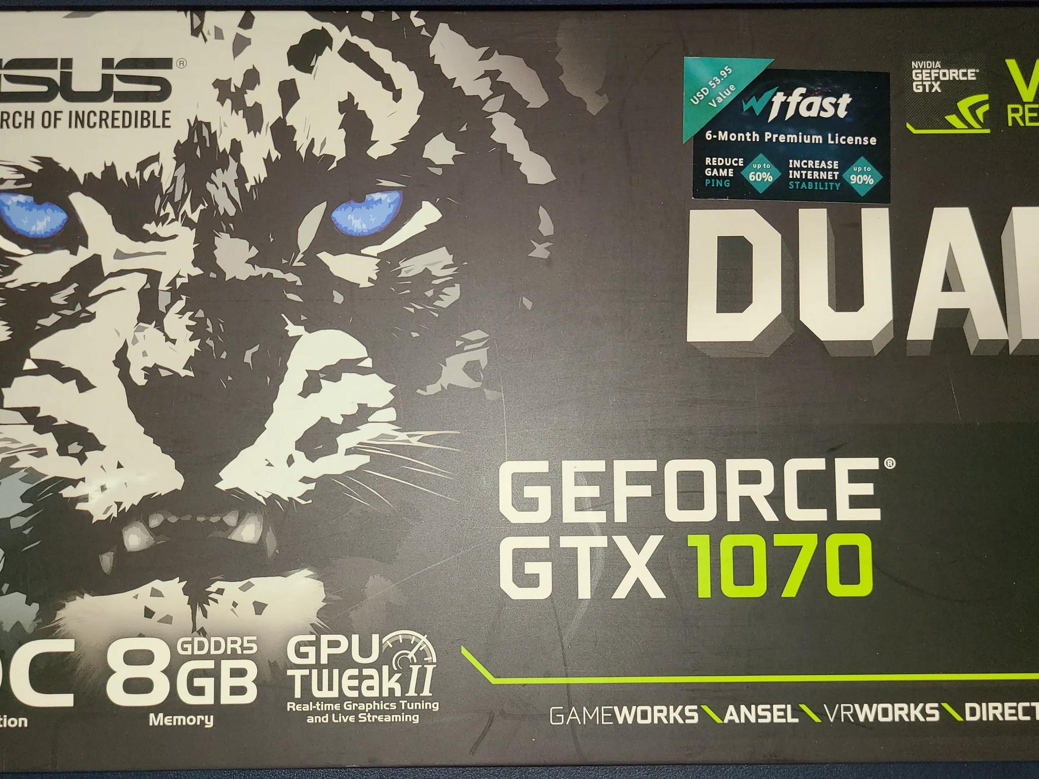 ASUS DUAL 1070 OC 8GB