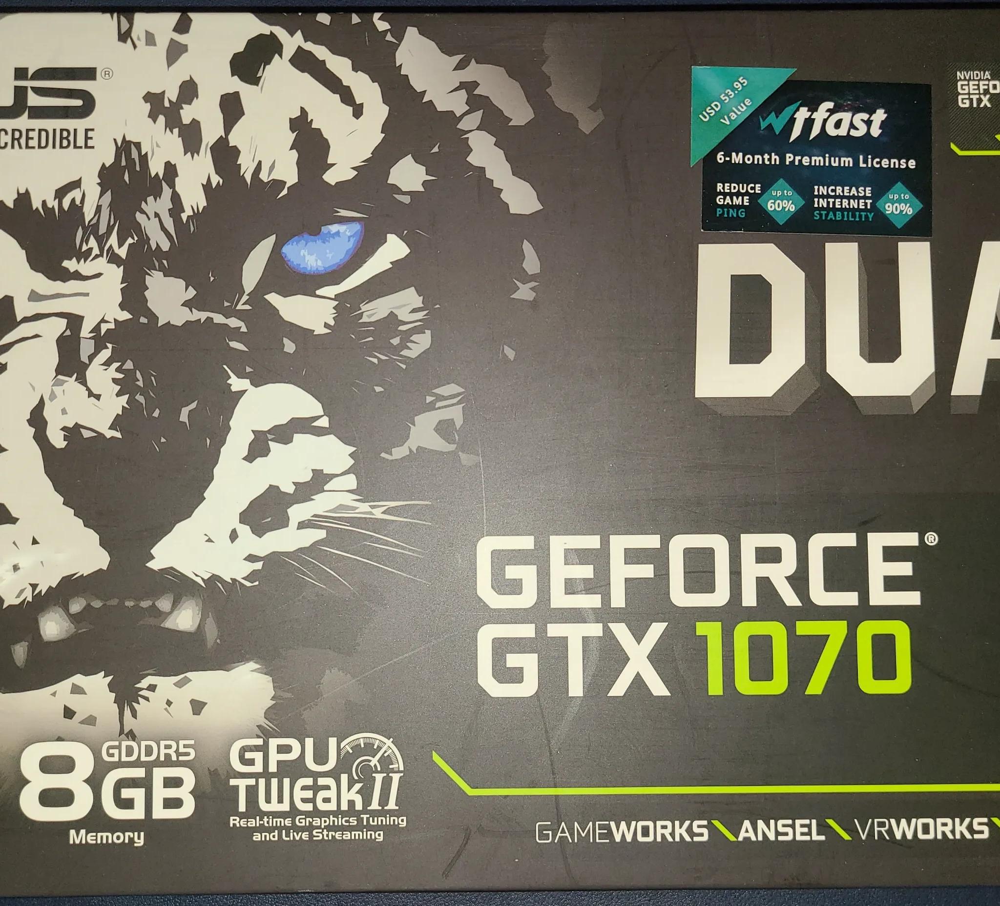 ASUS DUAL 1070 OC 8GB