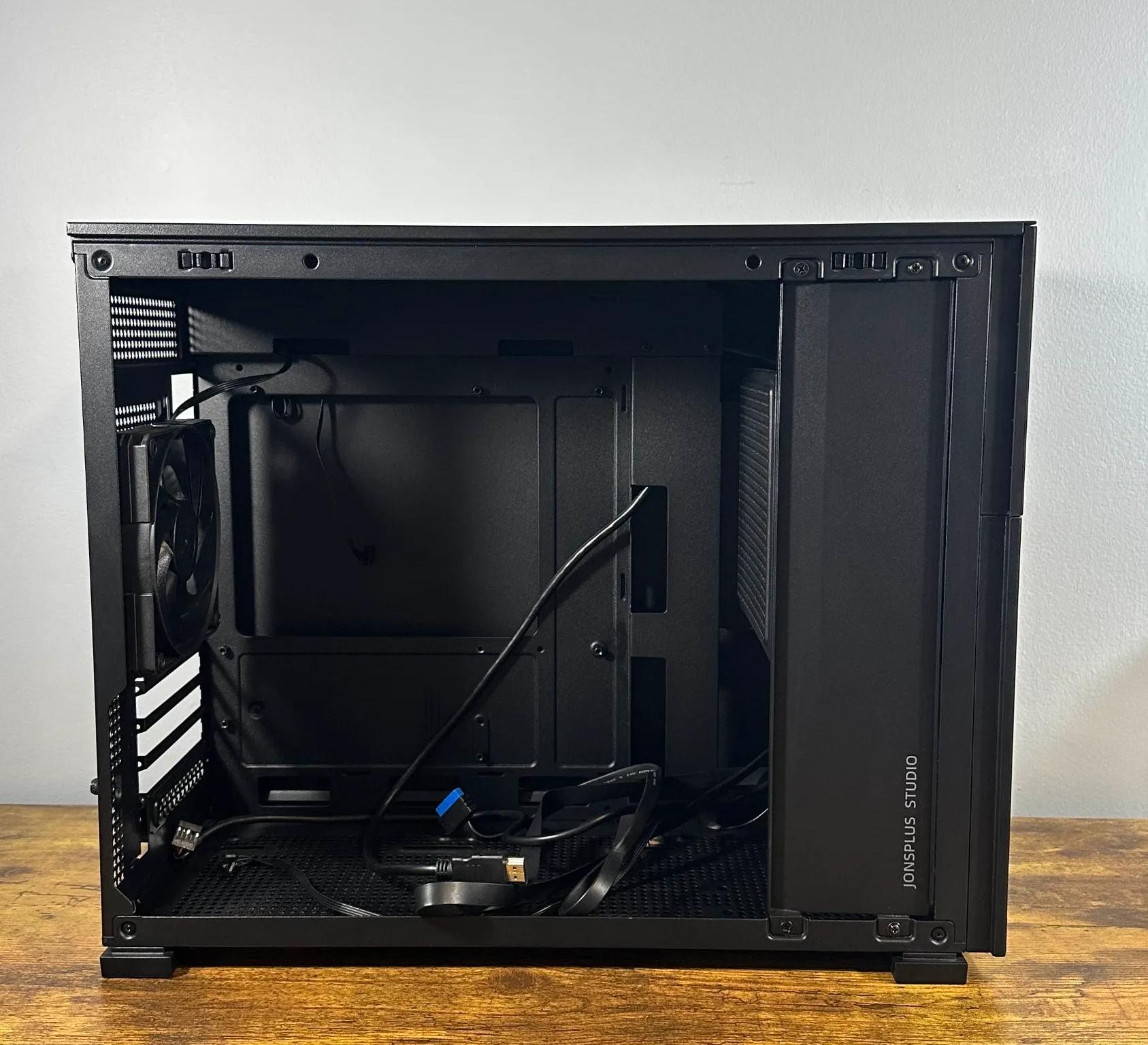 JONSBO D31 MESH SC BLACK Micro ATX Computer Case with LCD Display & 1x 120mm Fan