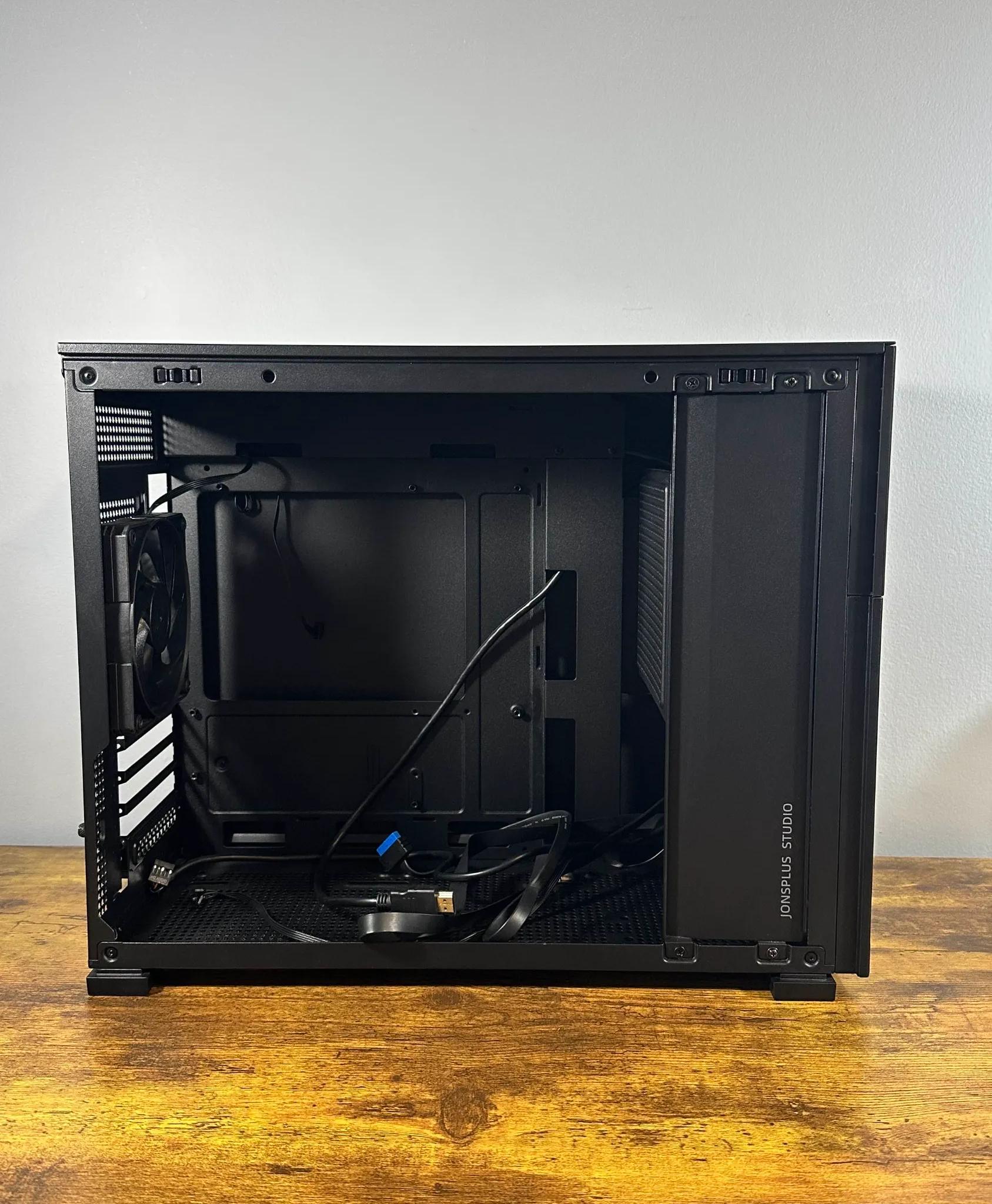 JONSBO D31 MESH SC BLACK Micro ATX Computer Case with LCD Display & 1x 120mm Fan