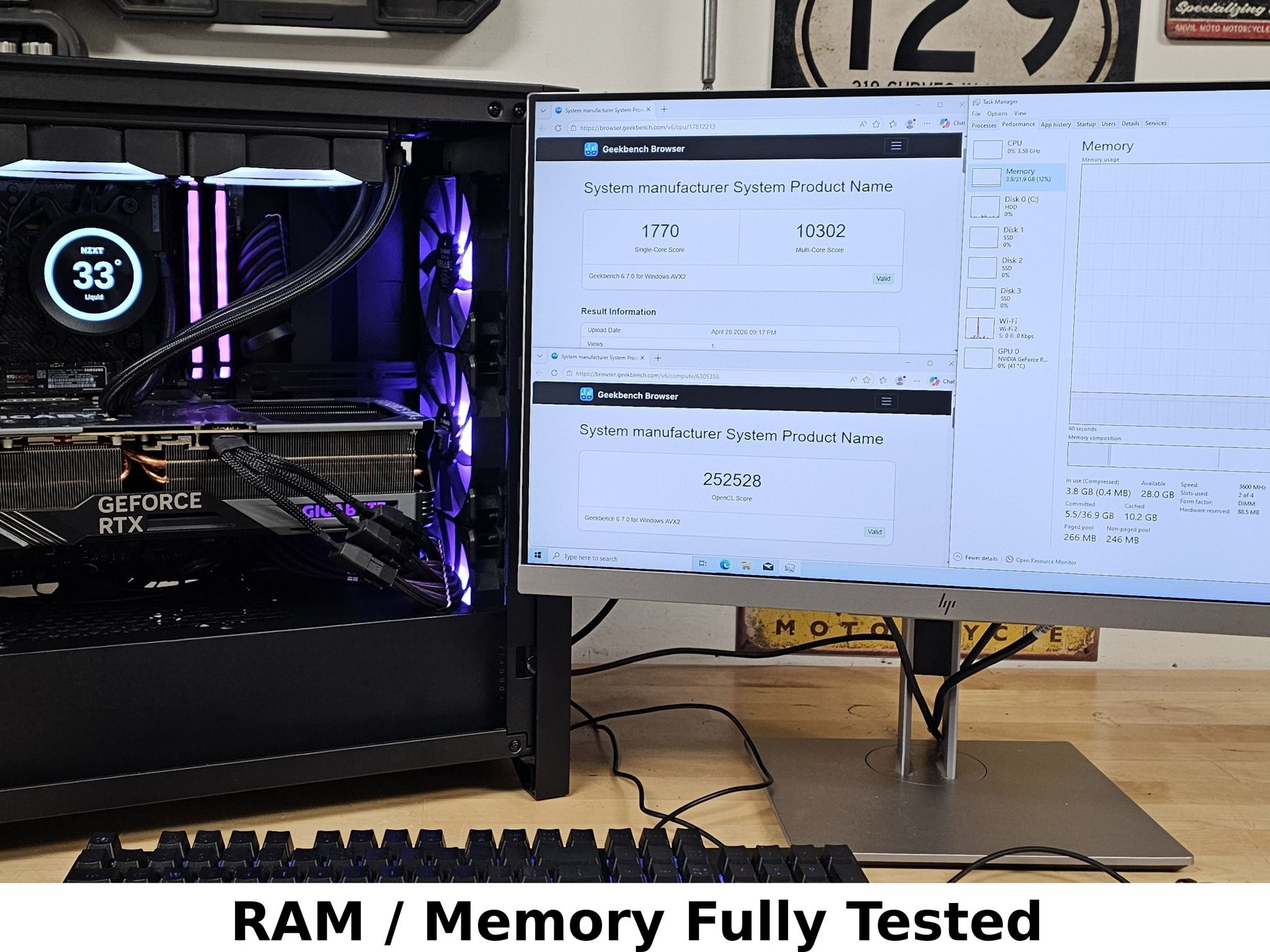 32GB DDR4 (2x16GB) C18 3600MHz CORSAIR VENGEANCE RGB PRO RAM Memory