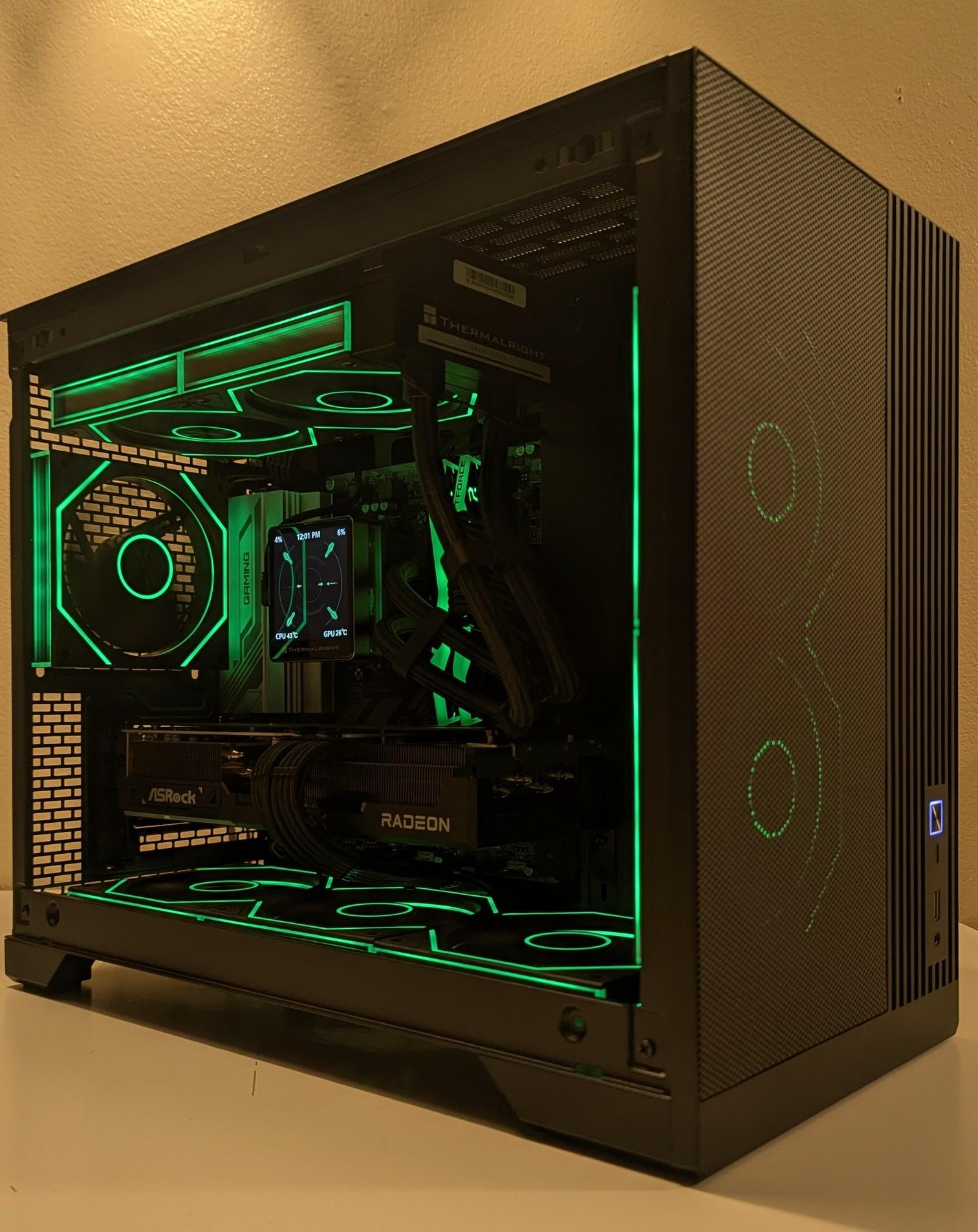 RX 9070 XT 16GB | RYZEN 9600X | 16GB DDR5 | 1TB SSD | 240MM LCD AIO | 850W GOLD| WIFI+BT