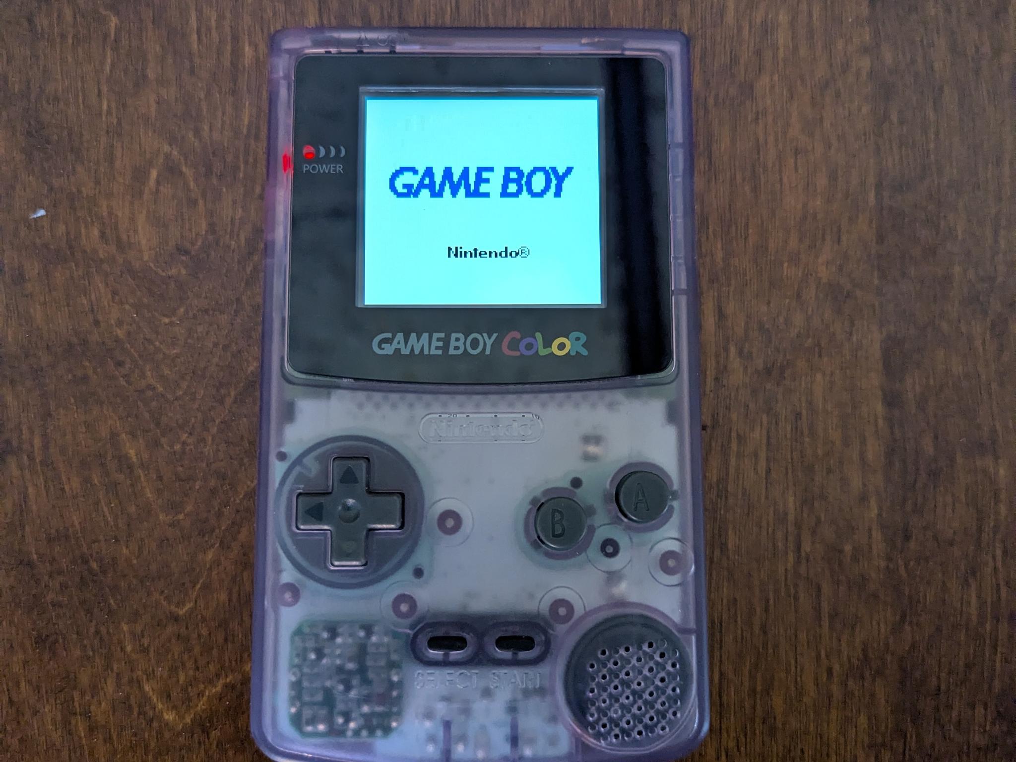 Restored Game Boy Color GBC with Backlit IPS LCD Screen