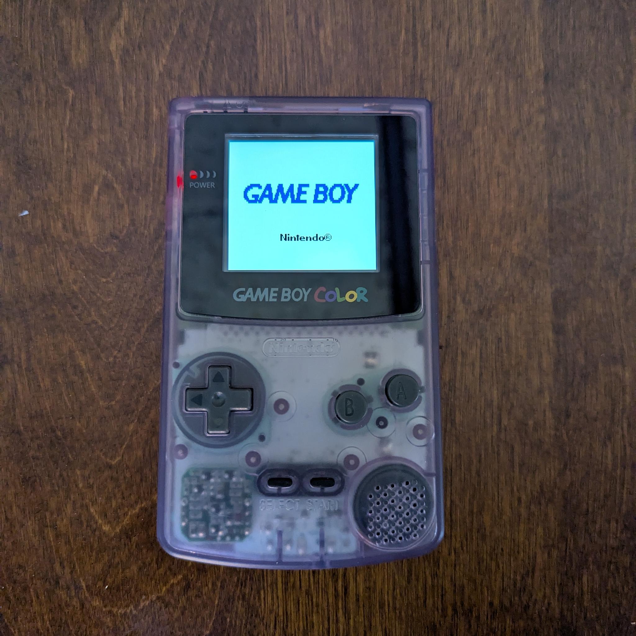 Restored Game Boy Color GBC with Backlit IPS LCD Screen