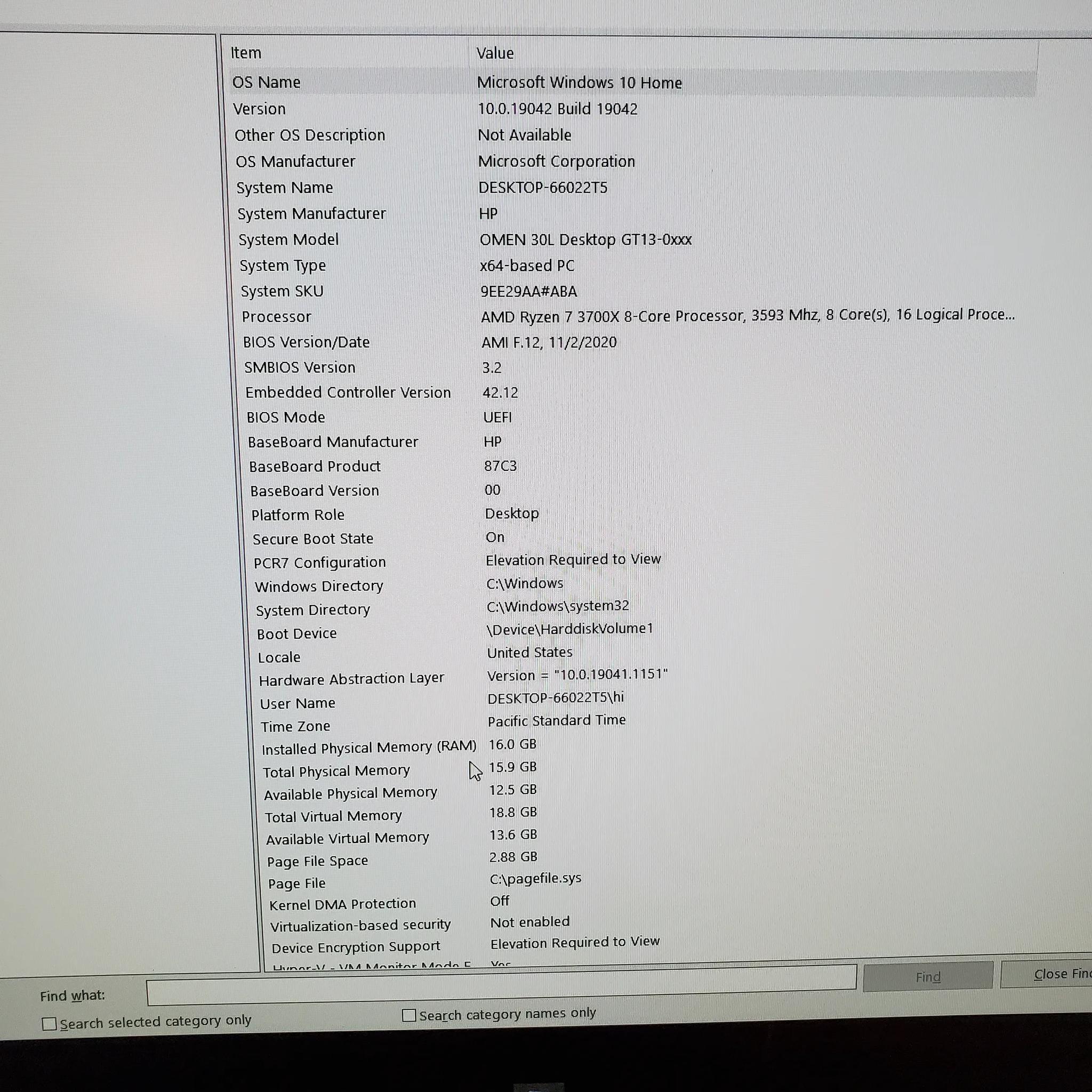 HP Omen 30L Gaming Computer RTX 2060 GPU