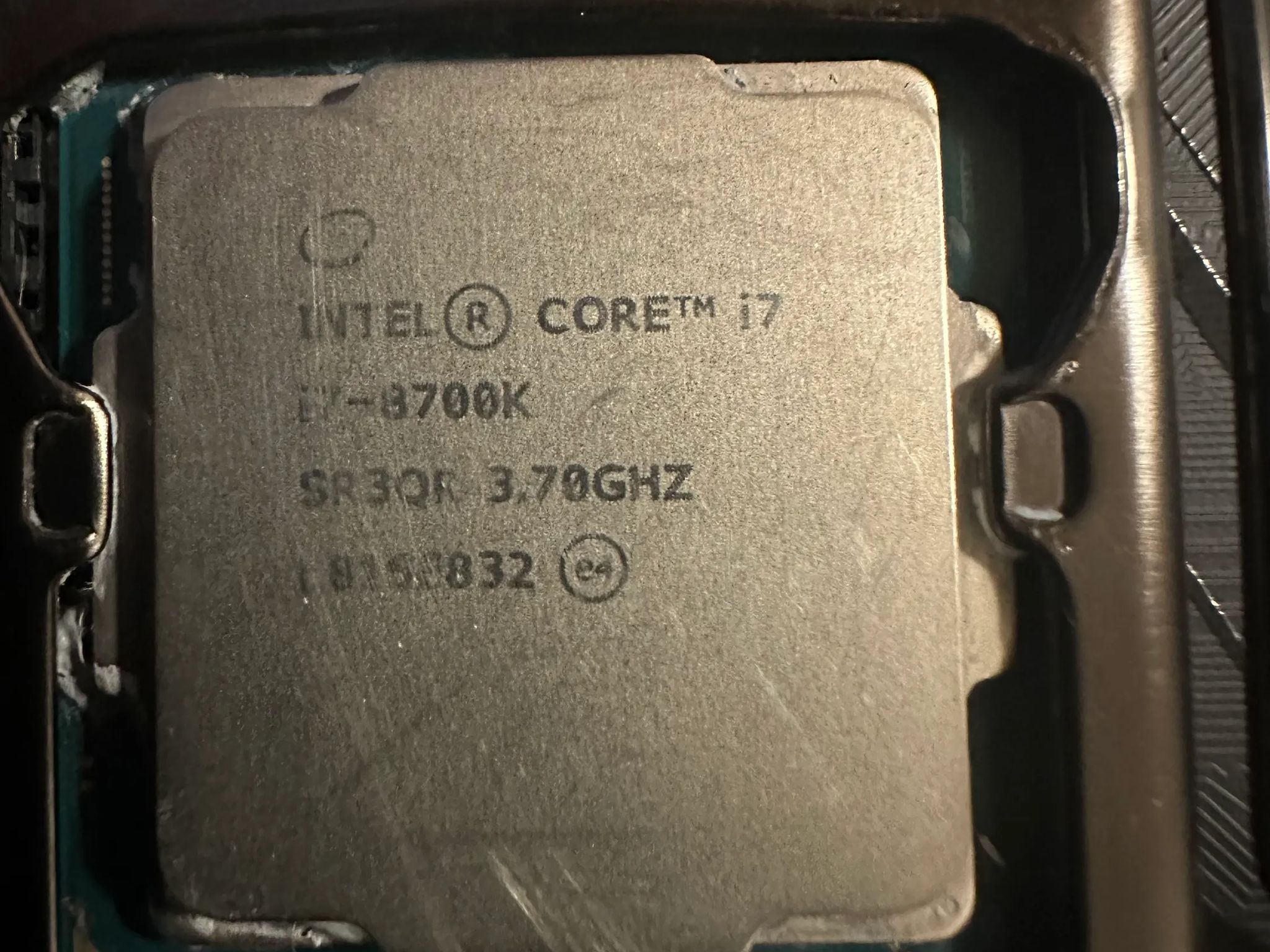 intel i7 8700k