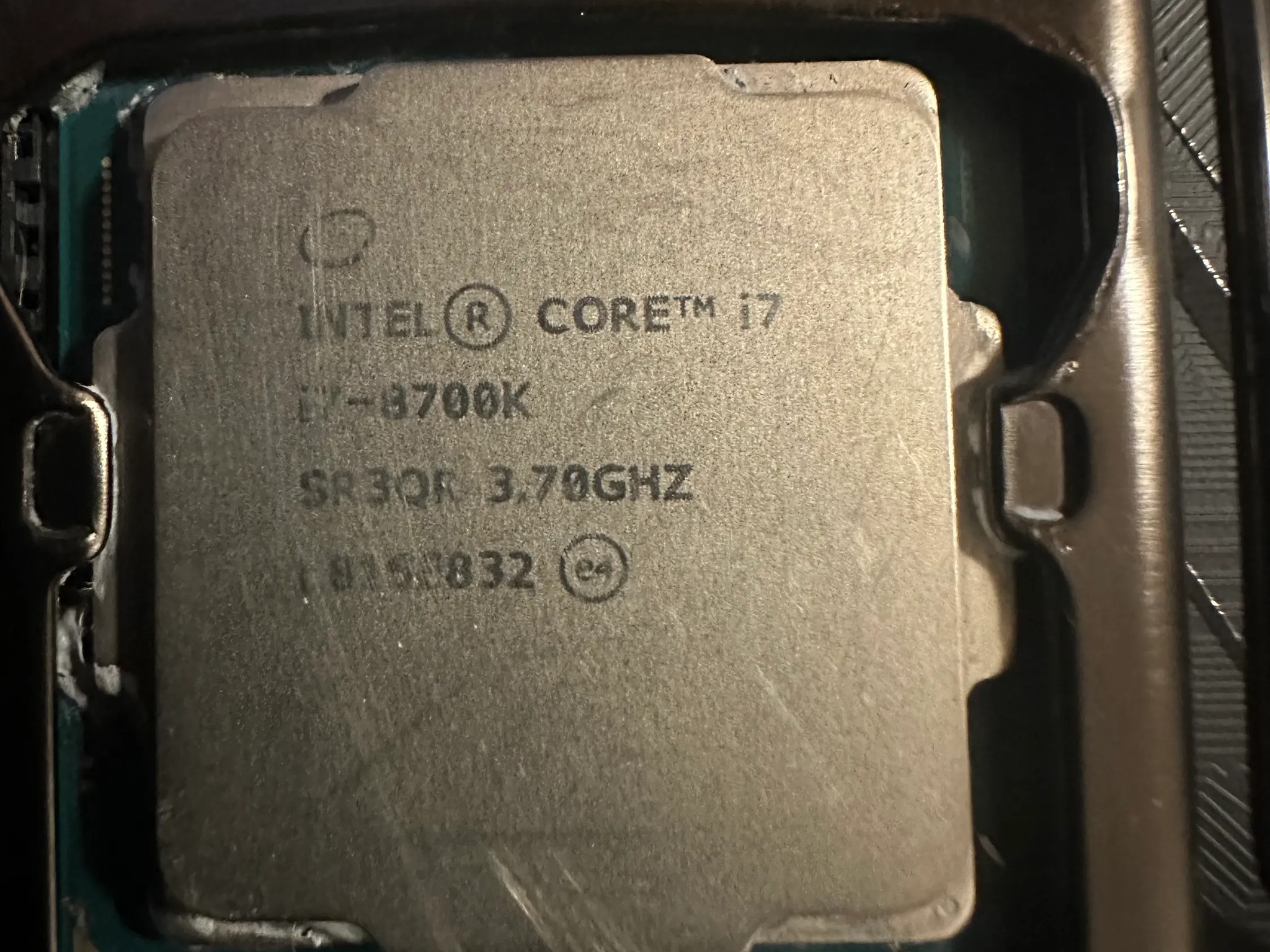 intel i7 8700k