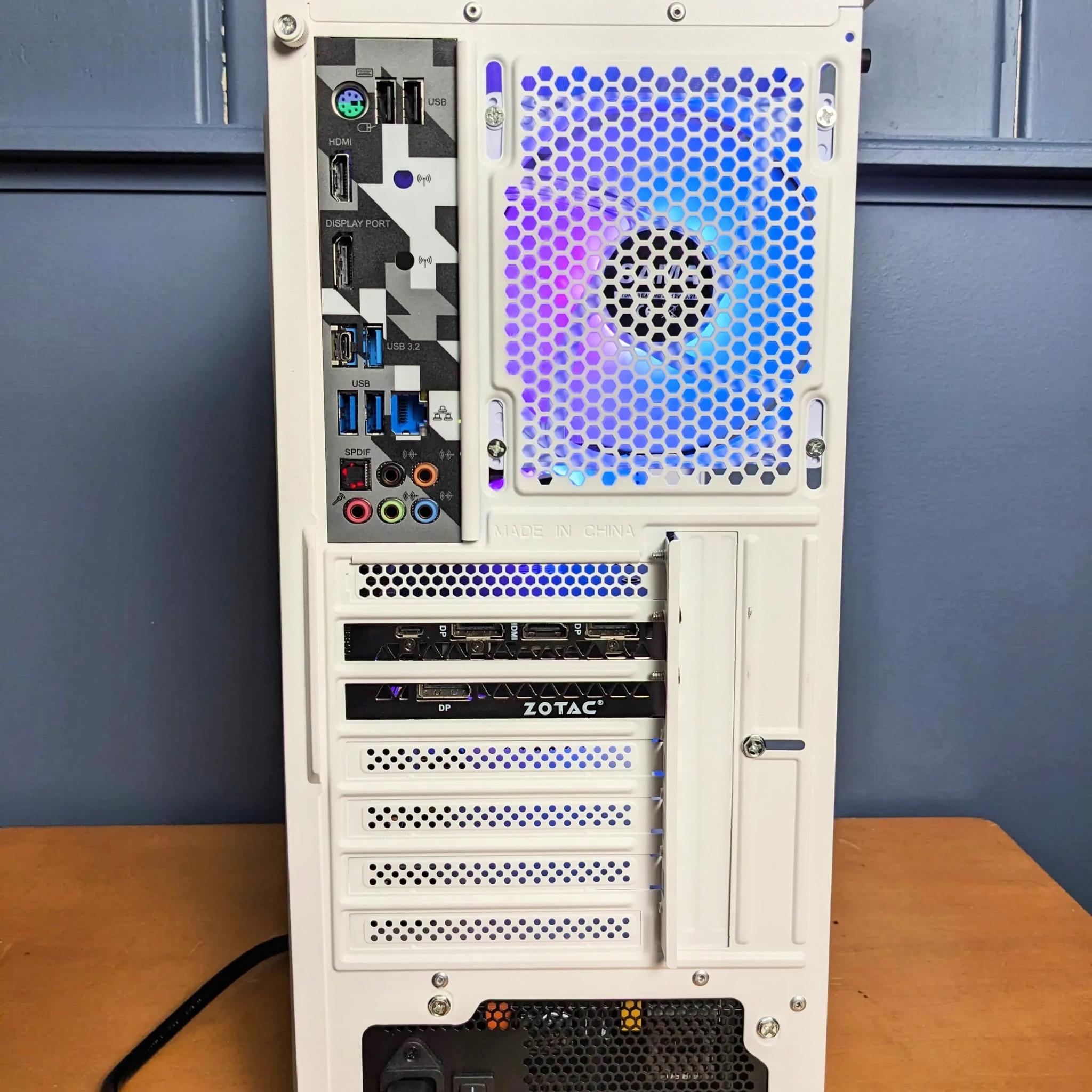 ⚡White Lightning⚡ i5-10400f, RTX 2070, 16GB DDR4 RAM, 1TB SSD M.2, White Case, RGB, Windows 11 Pro