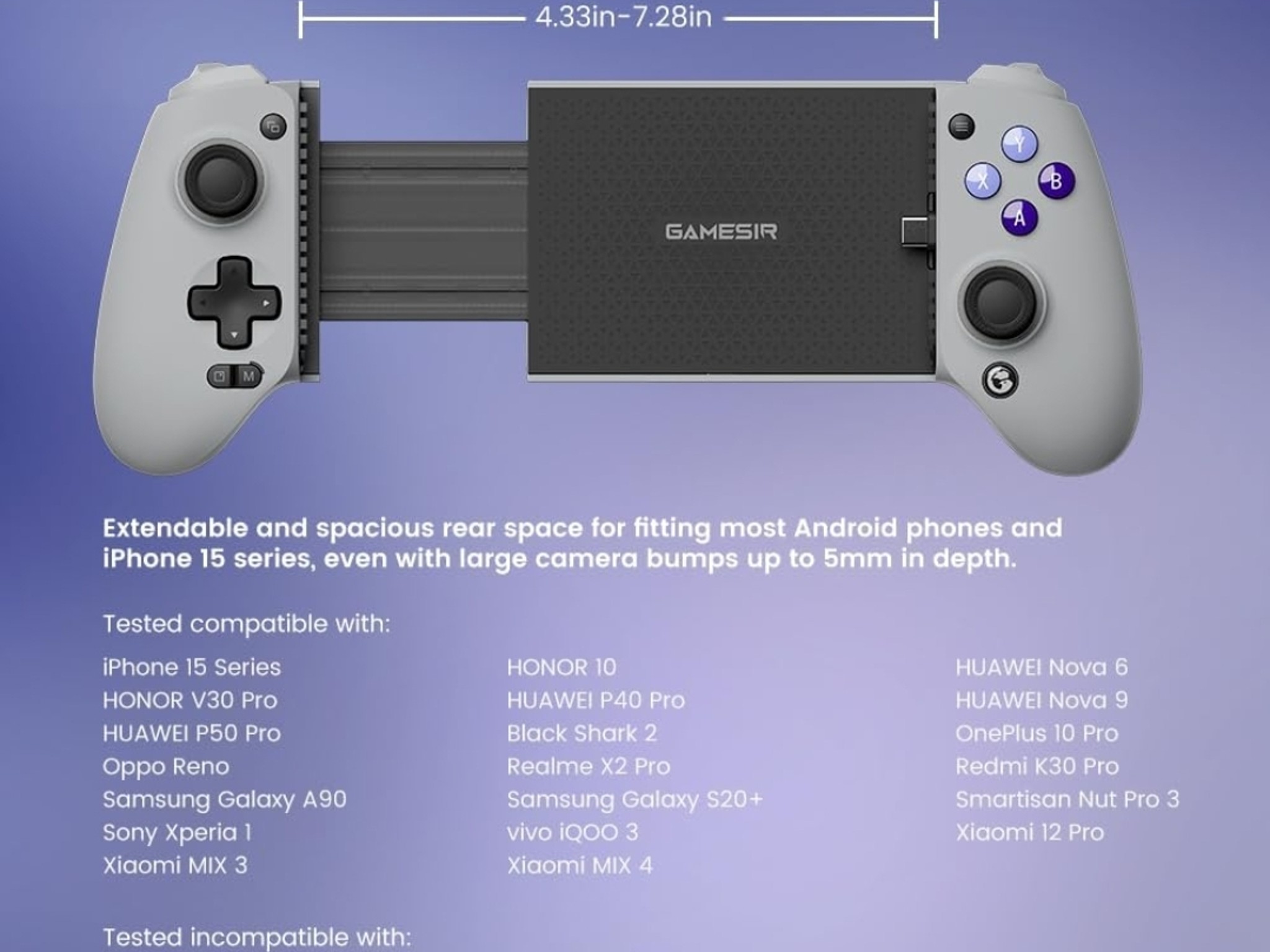 GameSir G8 Galileo Type-C Mobile Gaming Controller