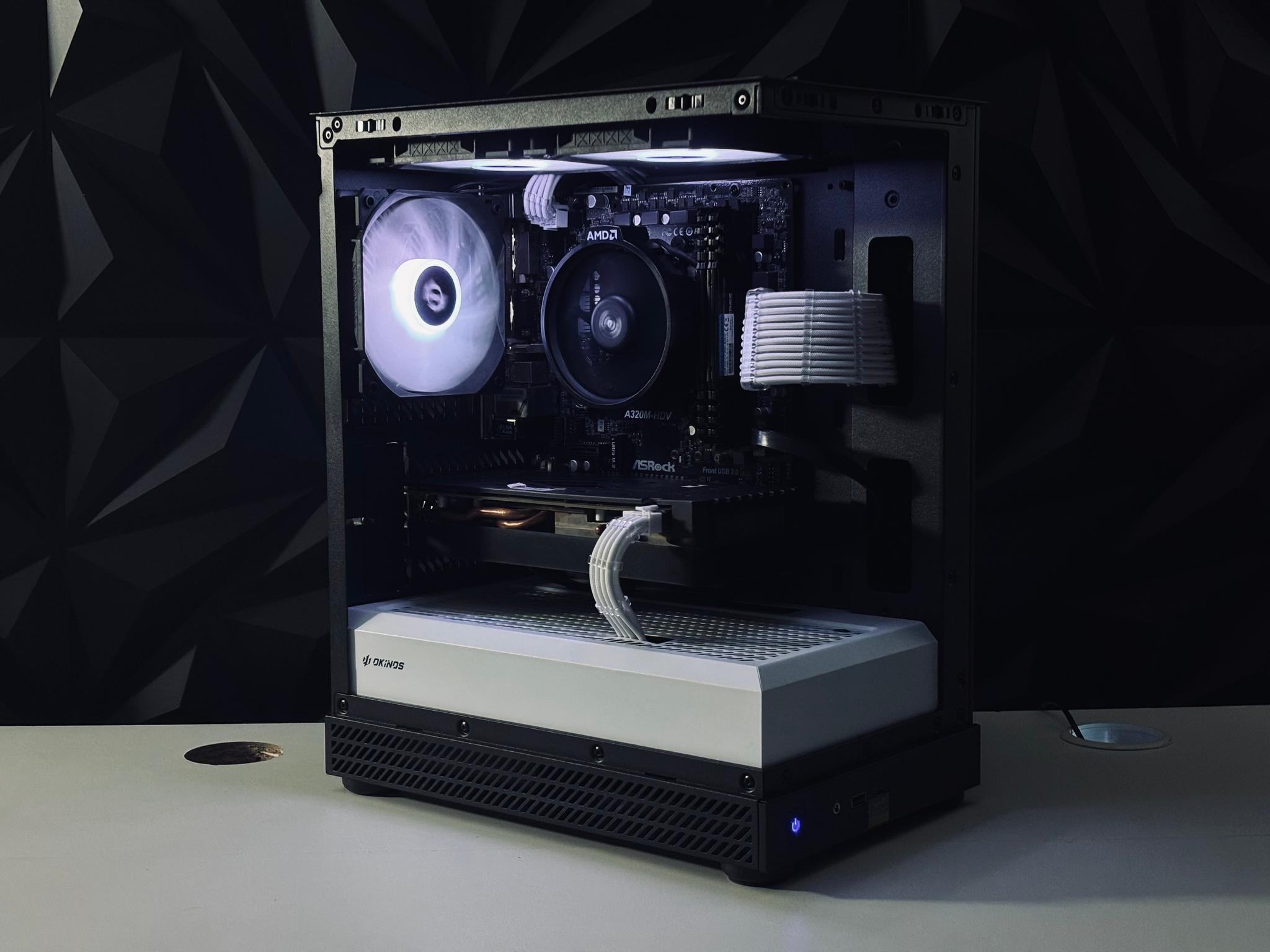 🤍⚡️🦾 White Gaming PC - RTX 3080 / Ryzen 5 5500 / 16GB RAM / 512GB Storage / WIFI + BT 🦾⚡️🤍