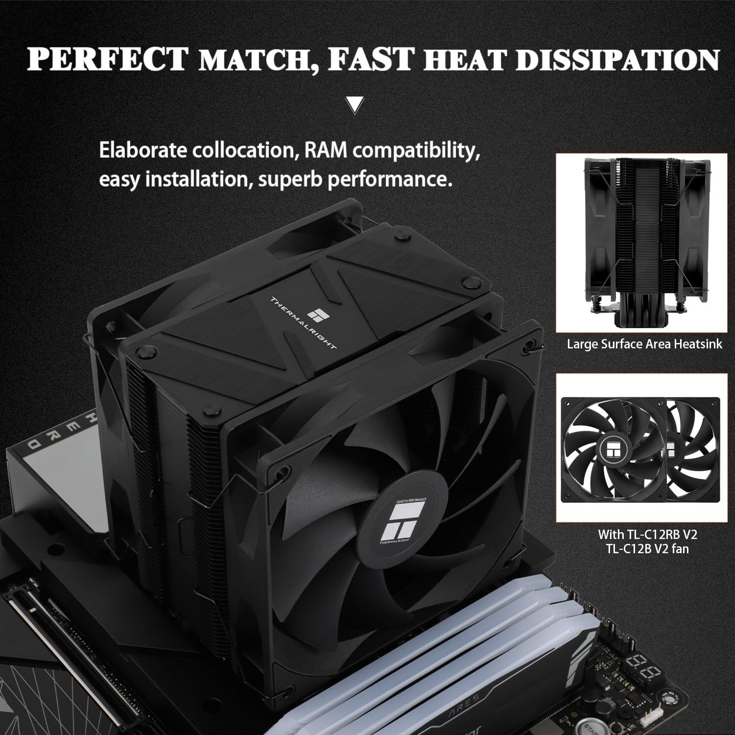Thermalright Burst Assassin 120 EVO. Dark Air Cooler