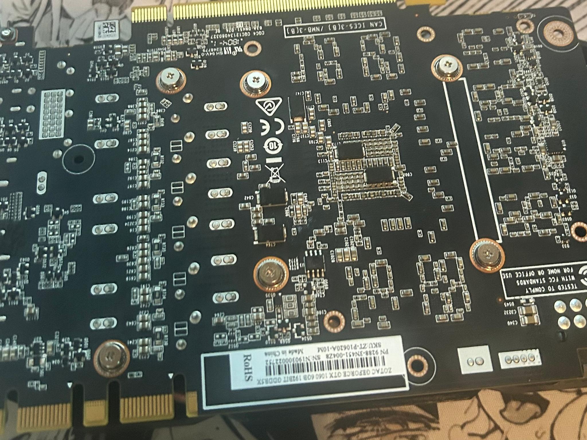 Zotac Gtx 1060 6GB No Display