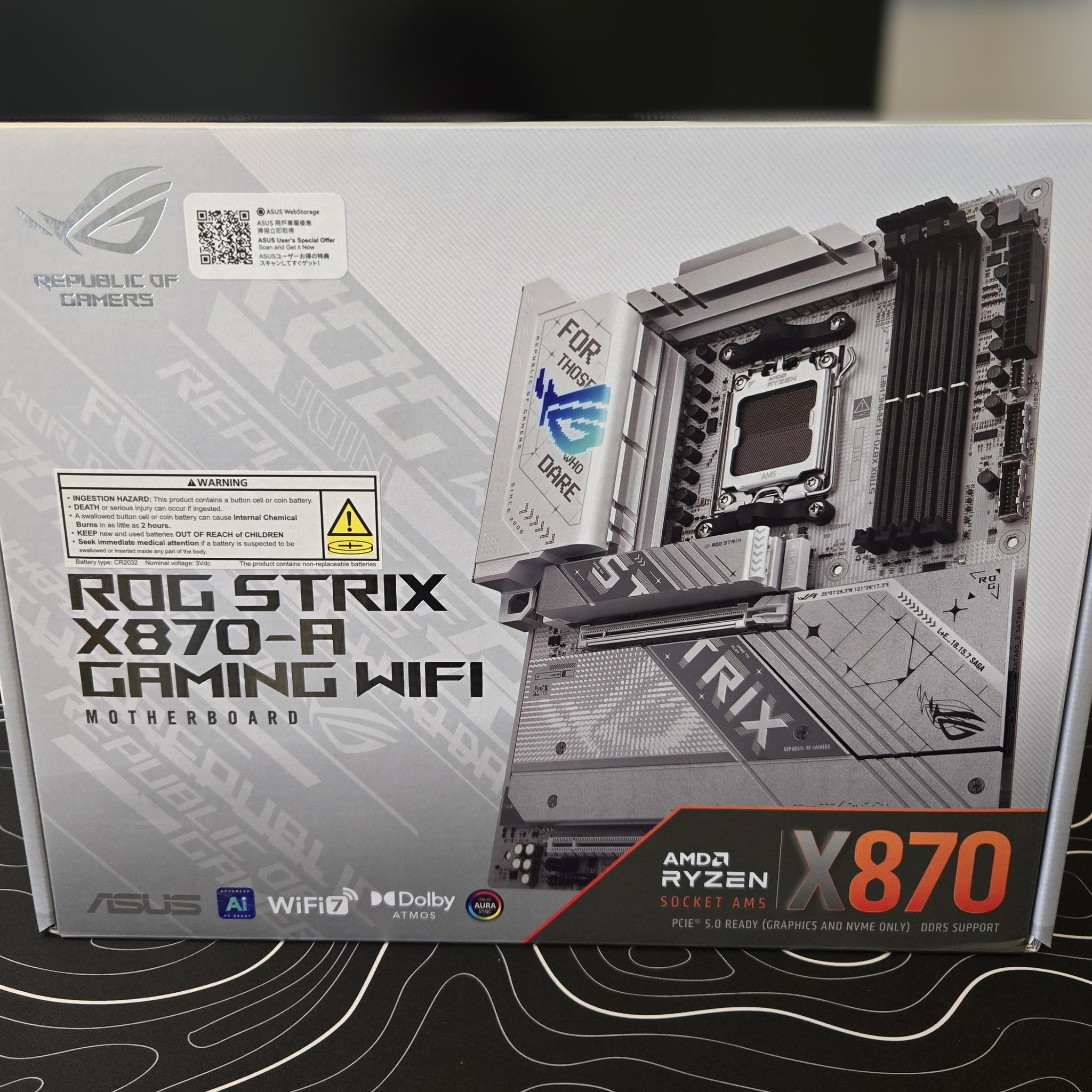*New In Box* Asus ROG STRIX X870-A Gaming WiFi 7