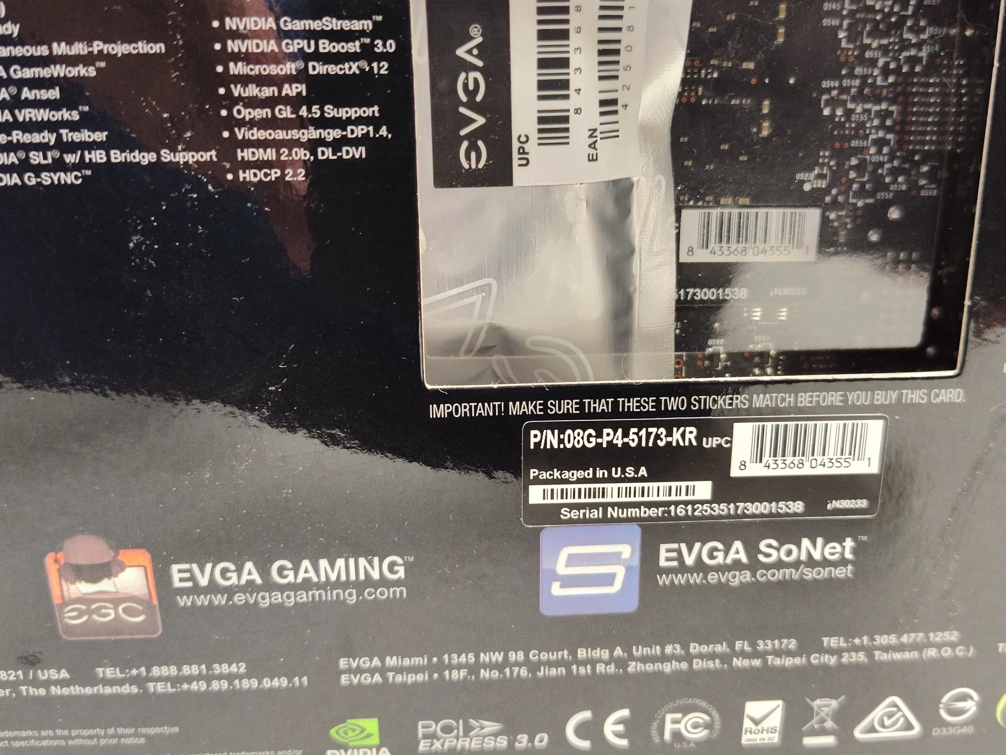 EVGA GeForce GTX 1070 Ti SC GAMING ACX 3.0 Black Edition, 8GB GDDR5, EVGA OCX Scanner OC, White LED, DX12OSD Support (PXOC) Graphics Card 08G P4 5671 KR (Renewed