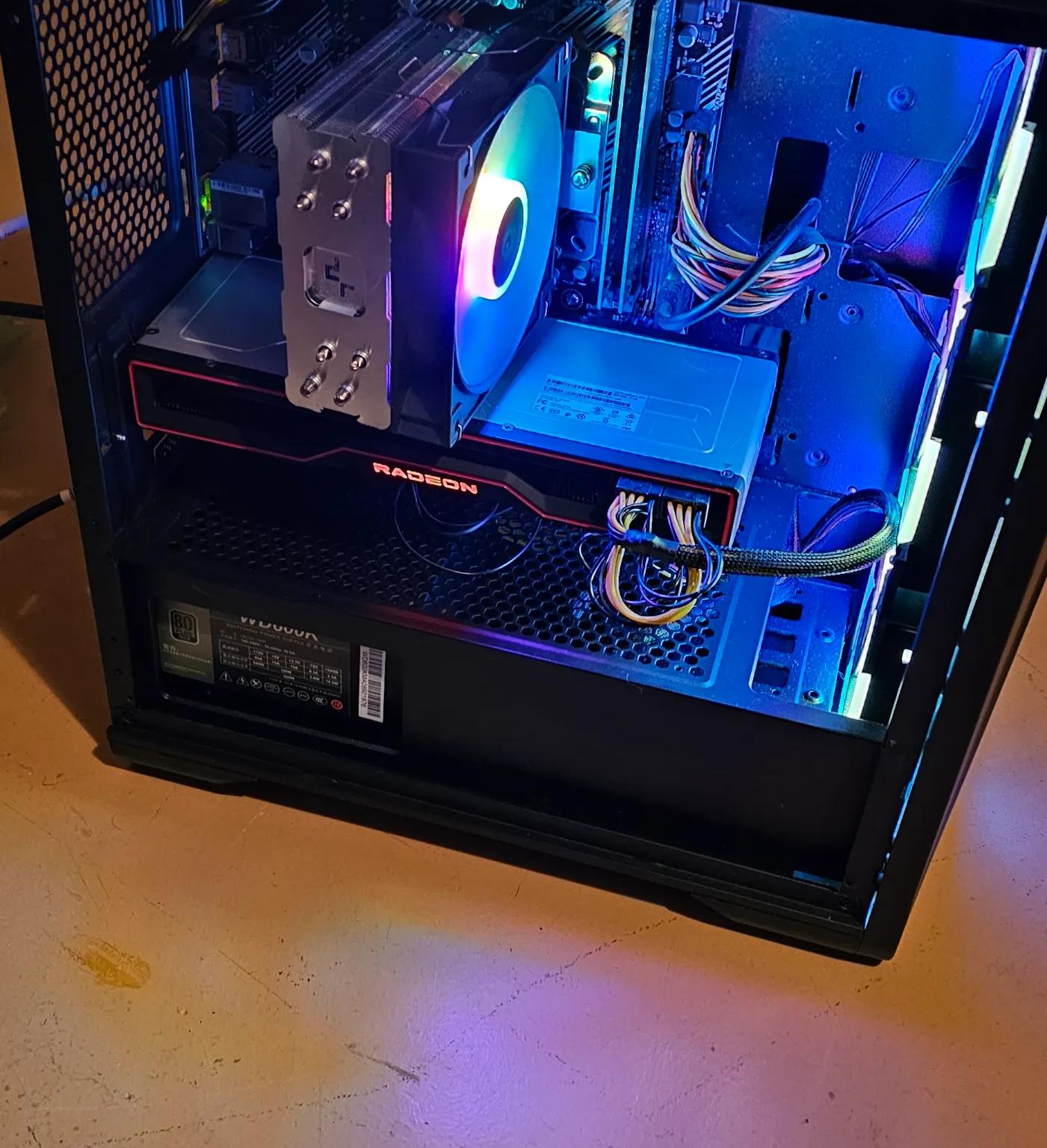 Gaming PC, with 5600g and Rx 6800