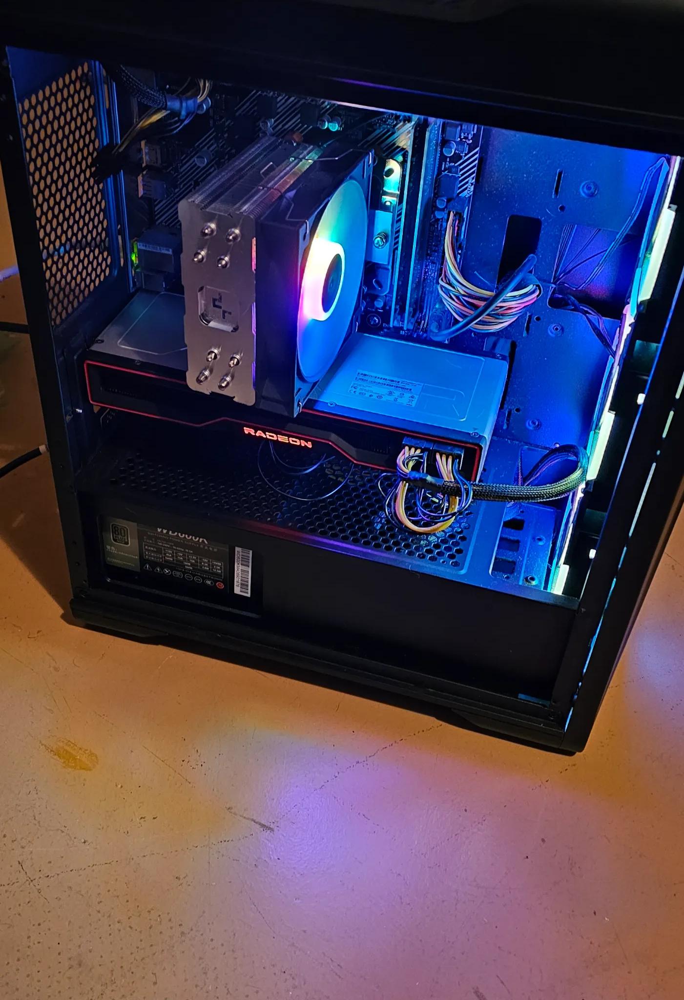 Gaming PC, with 5600g and Rx 6800