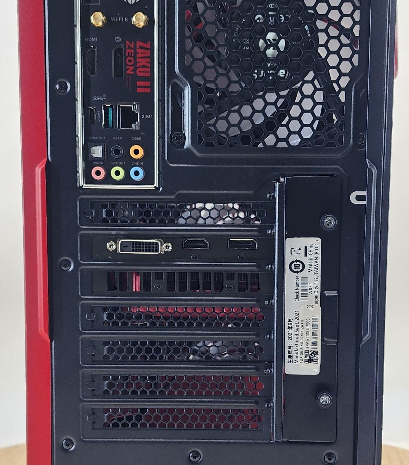 Gaming PC Ryzen 7 5700  32GB RAM 1TB SSD GTX 1660 SUPER 6GB Win 11 Zaku Gundam