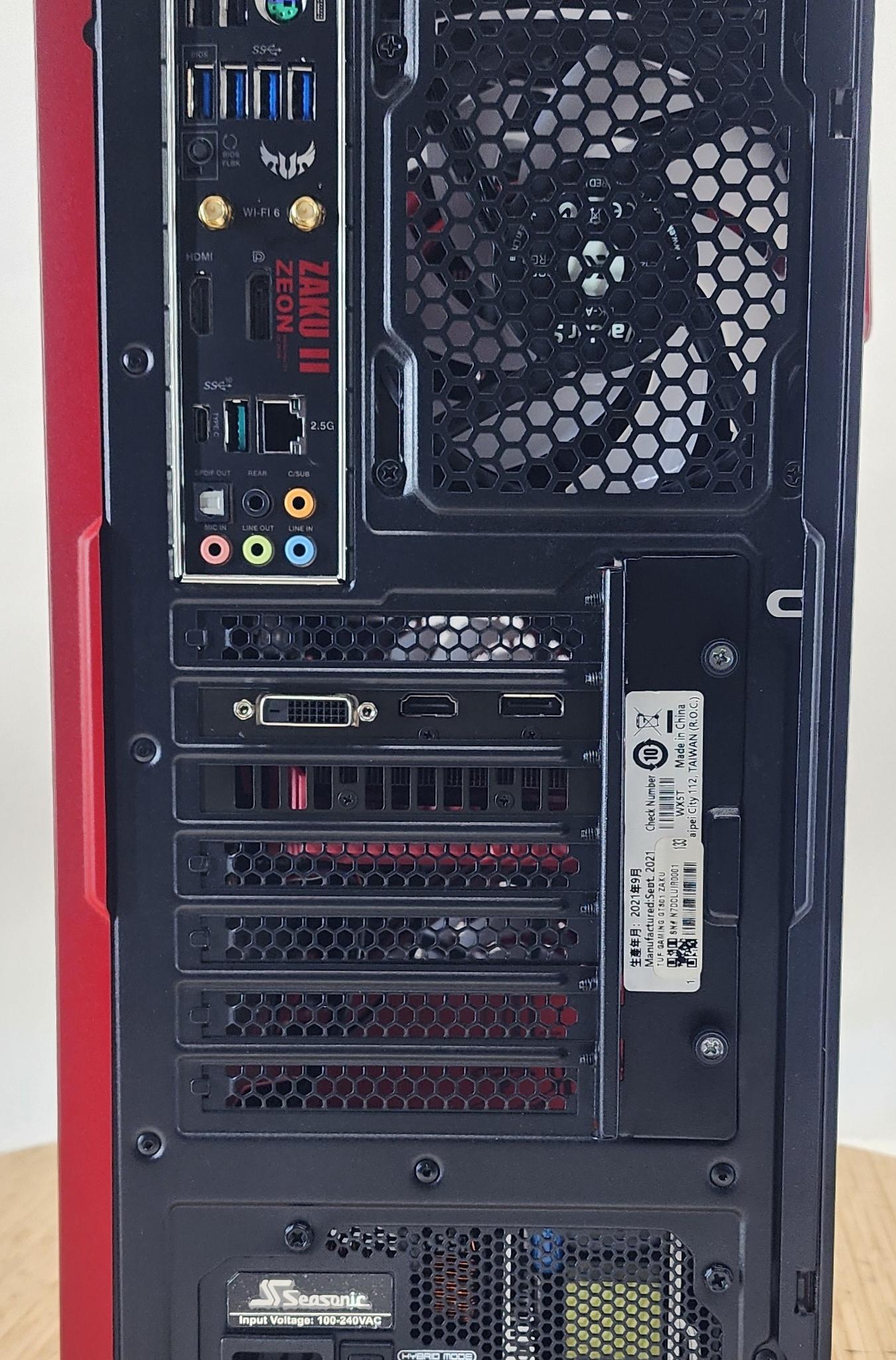 Gaming PC Ryzen 7 5700  32GB RAM 1TB SSD GTX 1660 SUPER 6GB Win 11 Zaku Gundam
