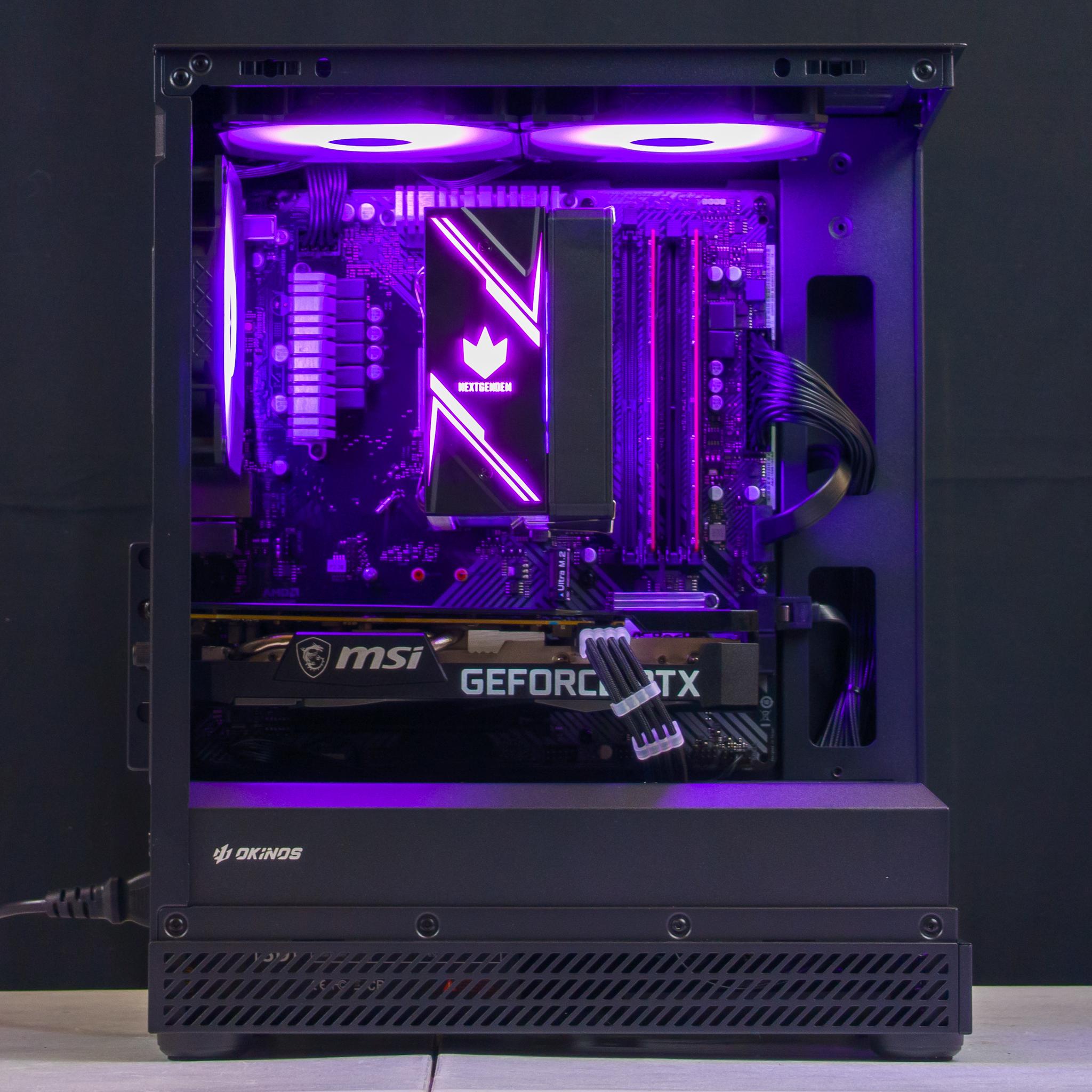 💜🖤 RTX 3060Ti / Ryzen 5 3600 / 16GB Gaming PC 🖤💜