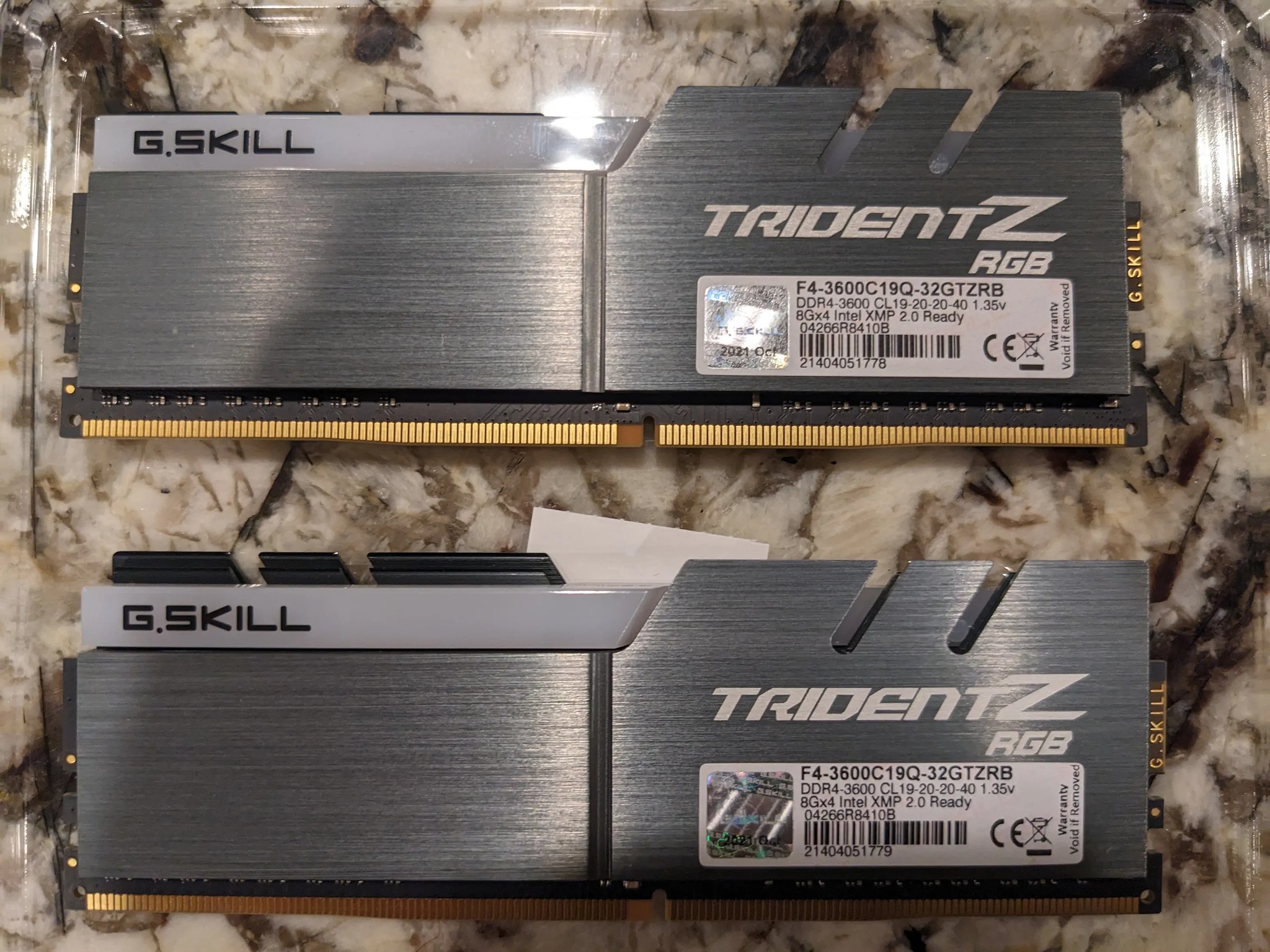 G.SKILL TridentZ RGB 32GB (4x8GB) 3600MHz CL19