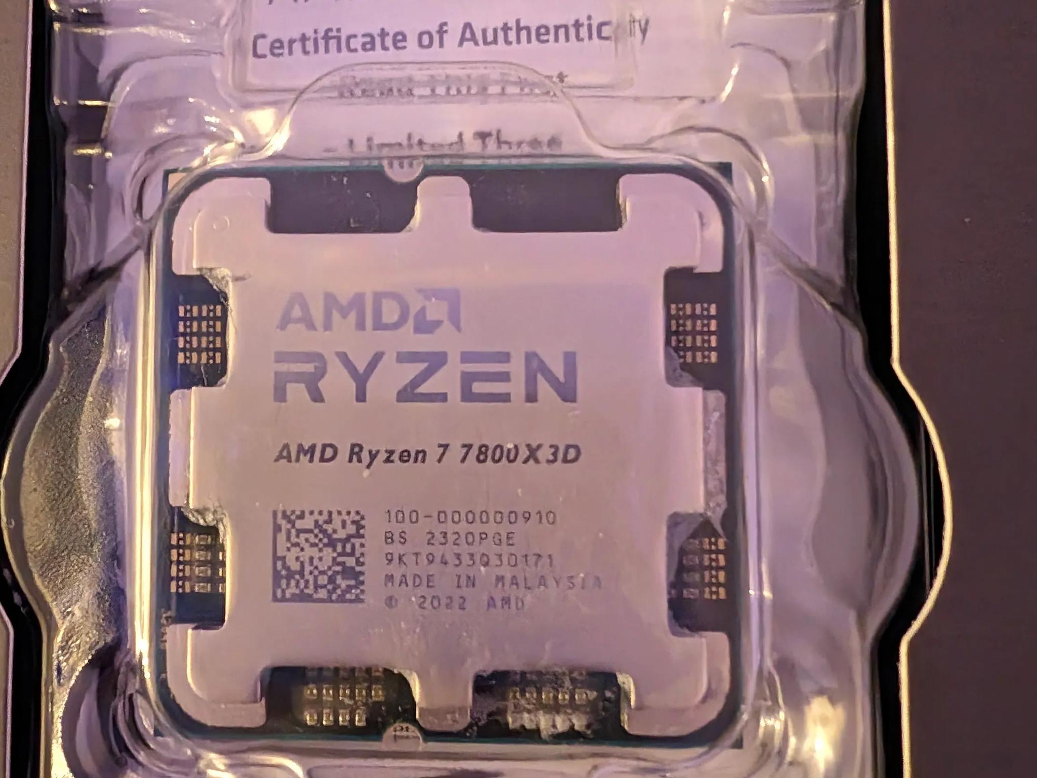Ryzen 7 7800X3D and 32 GBs of DDR5 5200 - READ DESCRIPTION -