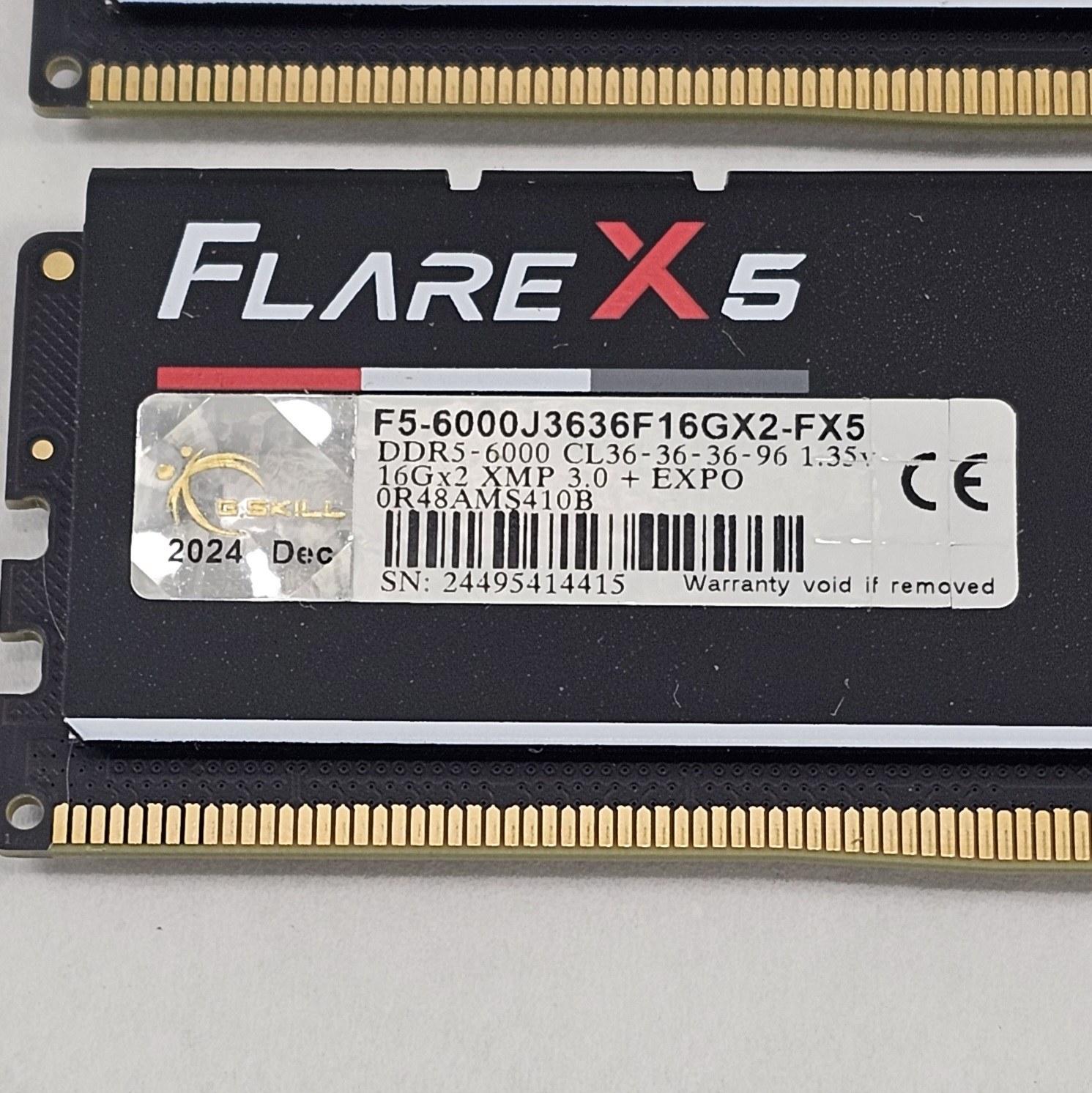 32GB DDR5 (2x16GB) CL36 6000MT/s G.Skill