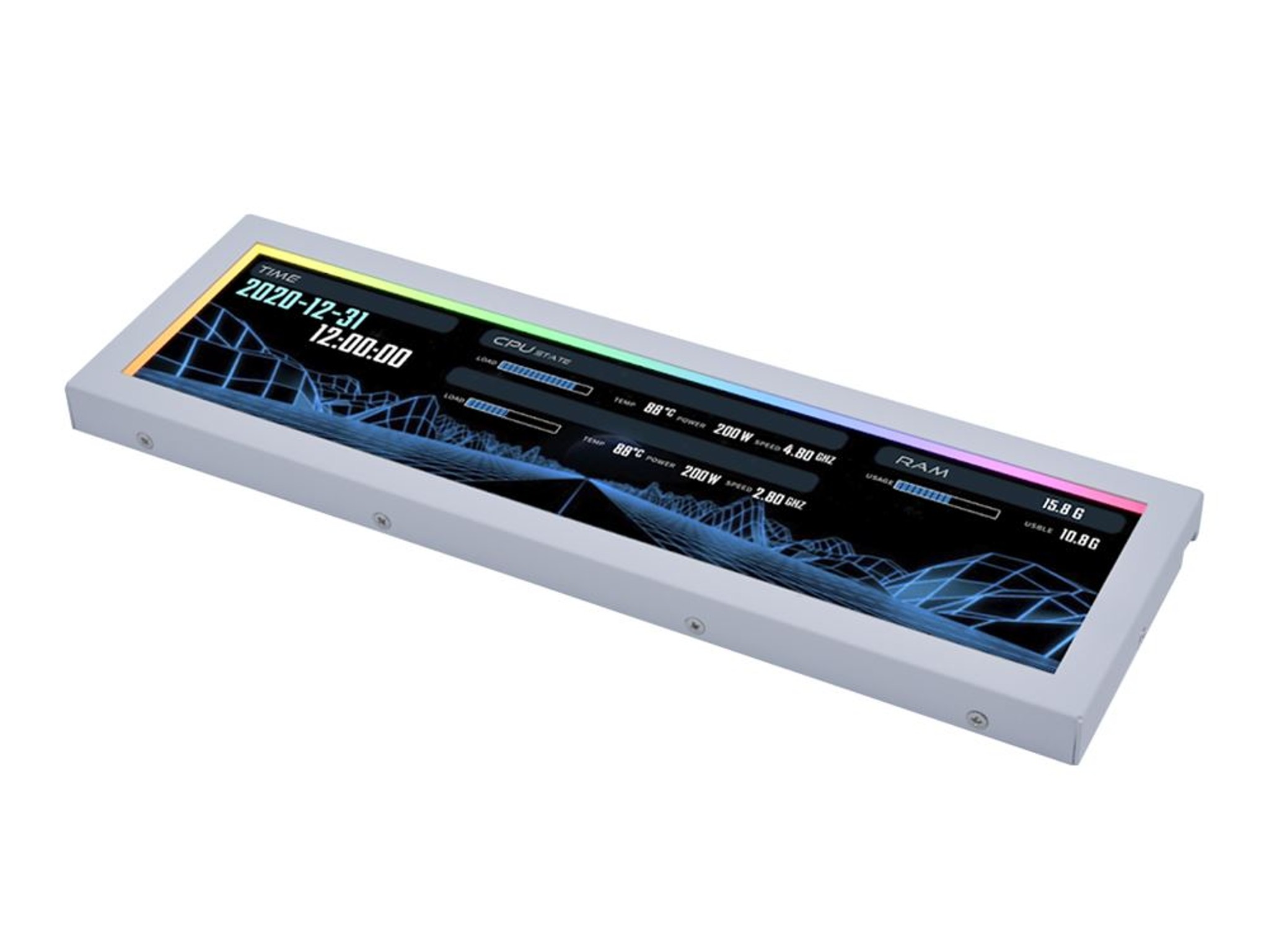 Lian Li 8.8" Universal Screen - White