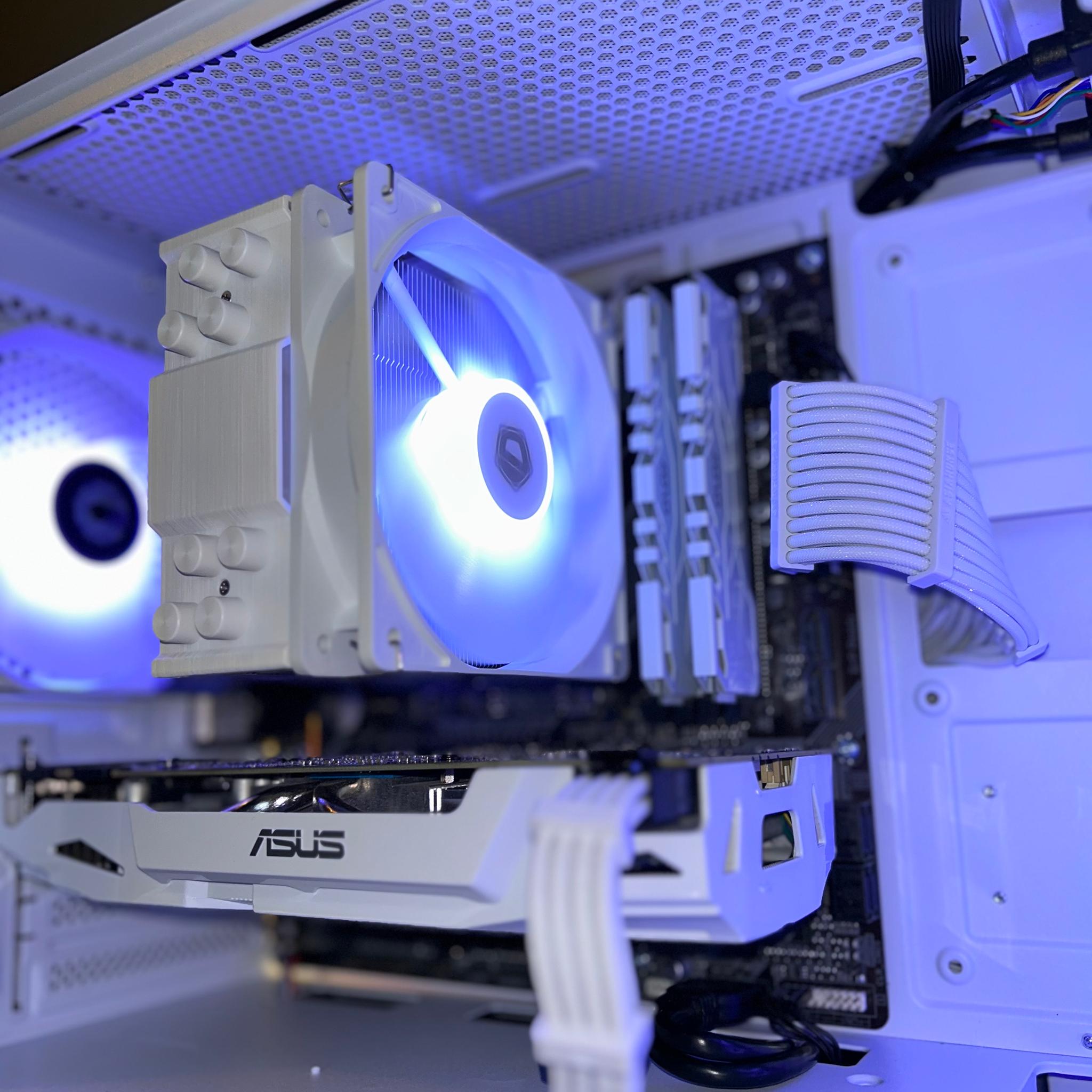 Custom White Gaming PC | GTX 1070 8Gb + Ryzen 5 2600